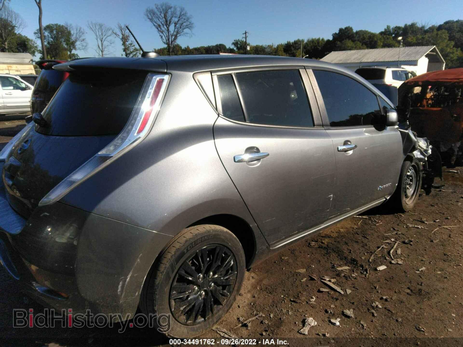 2015 NISSAN LEAF - VIN: 1N4AZ0CP0FC324775 - Фото 4