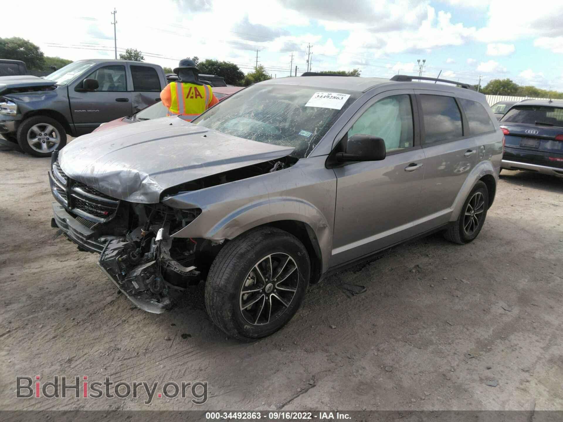 2018 DODGE JOURNEY - VIN: 3C4PDCAB4JT347176 - Фото 2