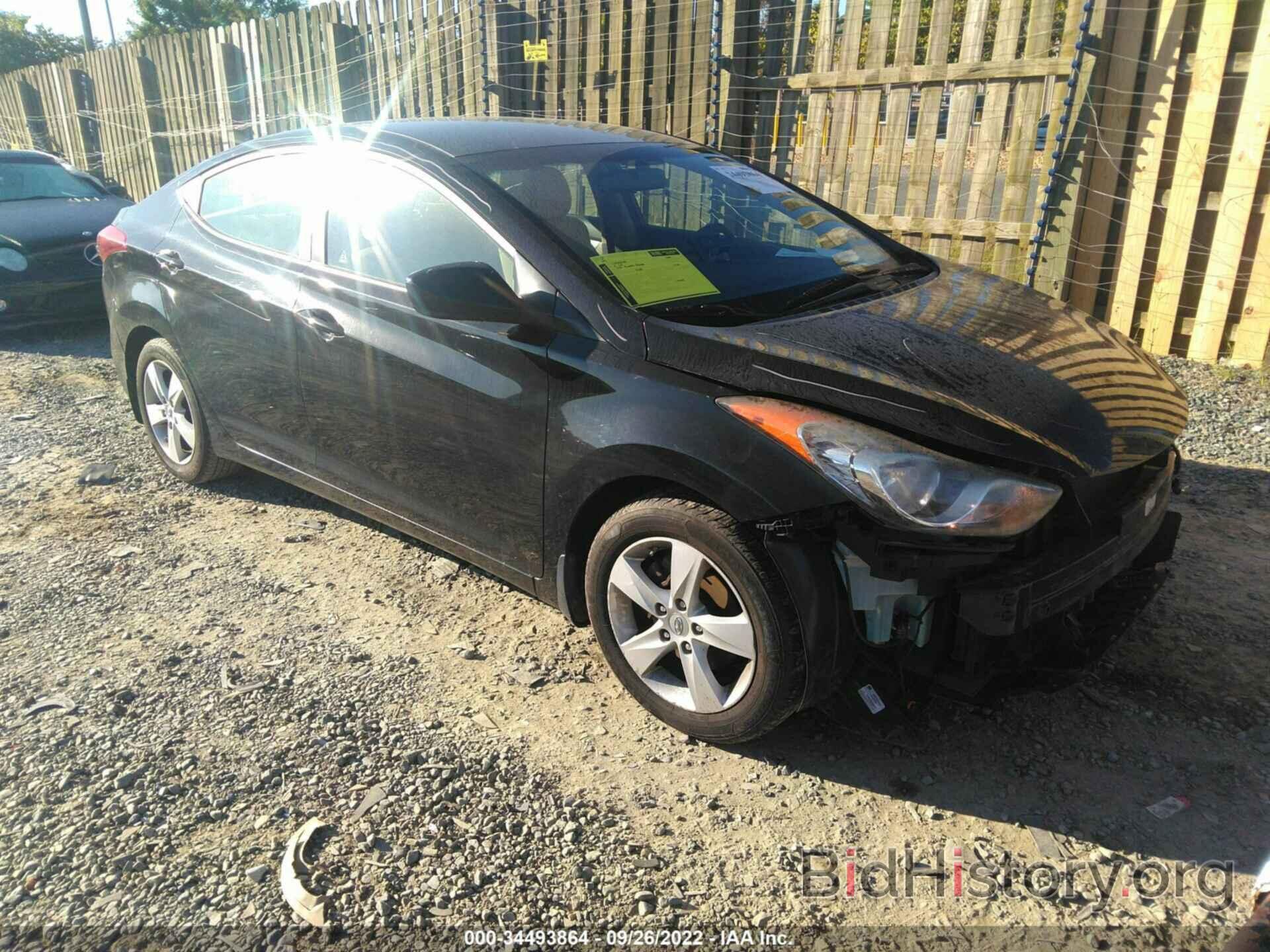 Photo KMHDH4AE5CU382644 - HYUNDAI ELANTRA 2012