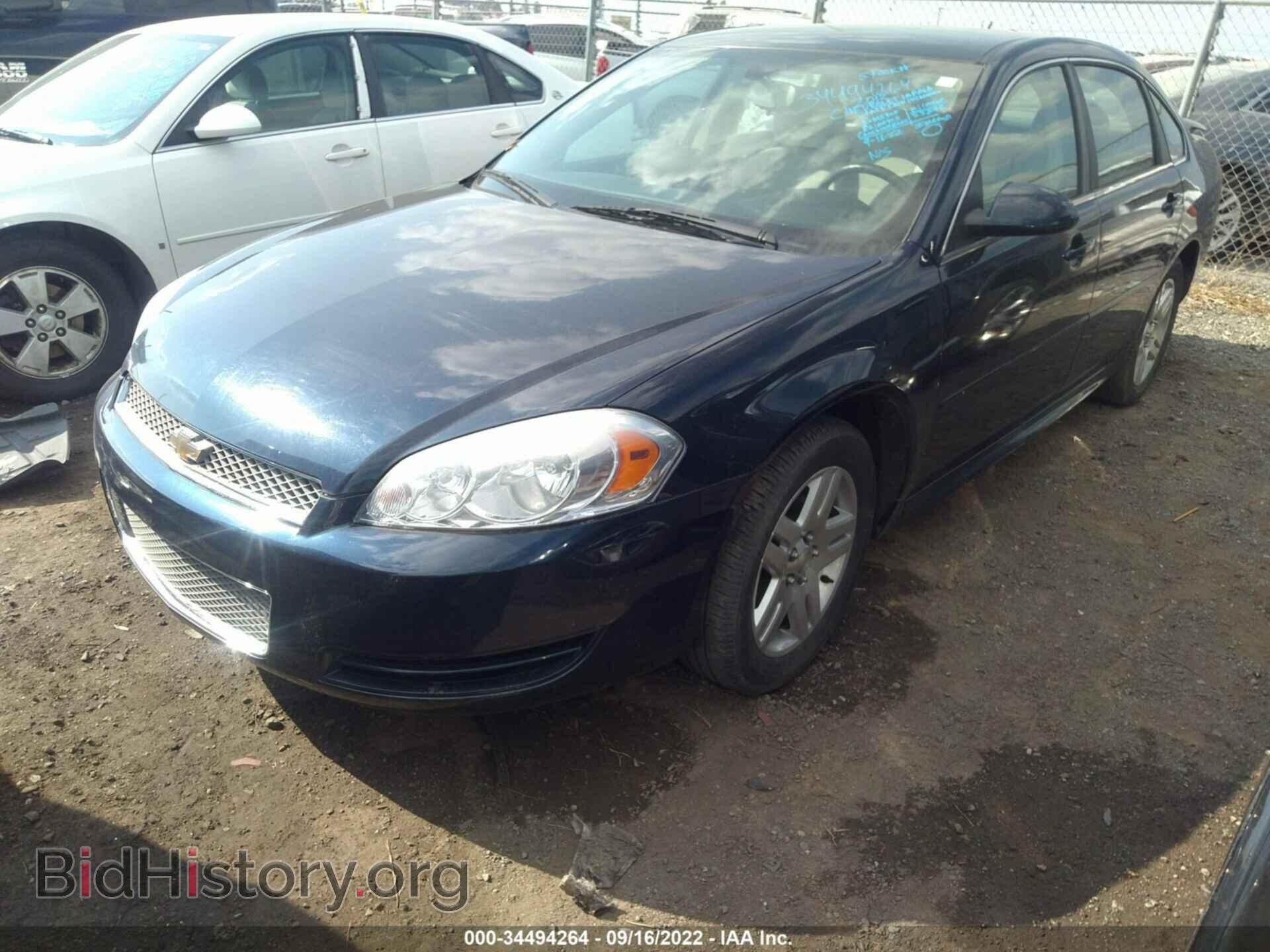 2012 CHEVROLET IMPALA - VIN: 2G1WB5E36C1303919 - Фото 2
