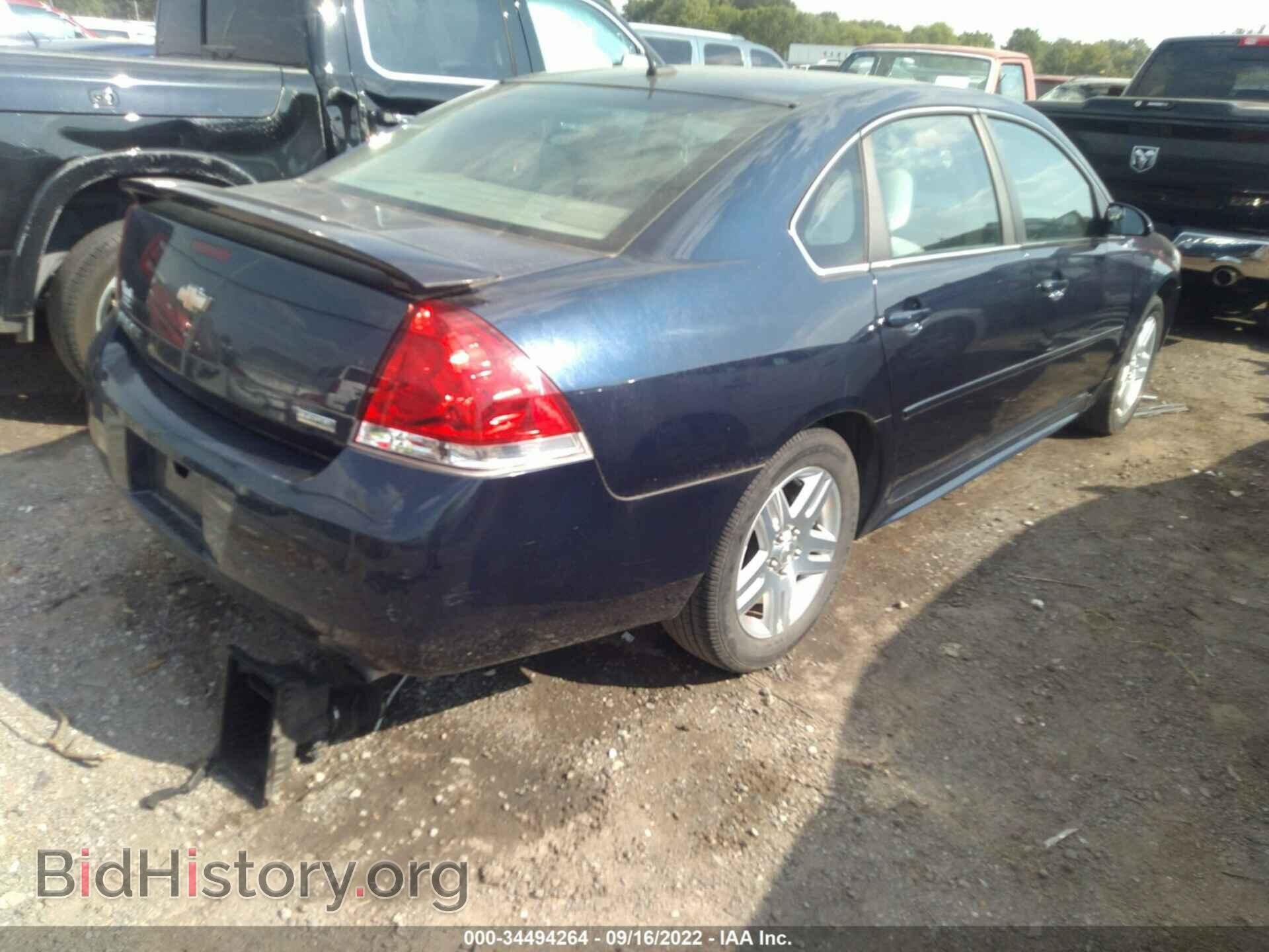 2012 CHEVROLET IMPALA - VIN: 2G1WB5E36C1303919 - Фото 4