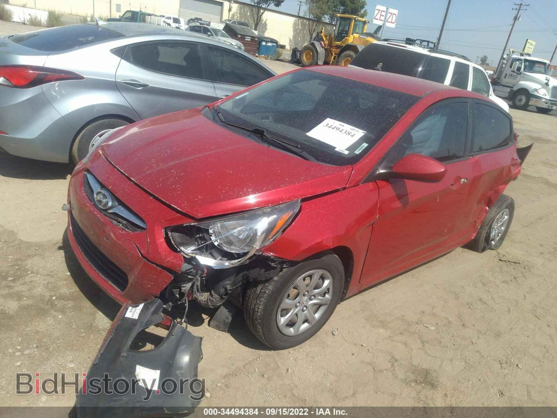 2013 HYUNDAI ACCENT - VIN: KMHCT4AE3DU358709 - Фото 2
