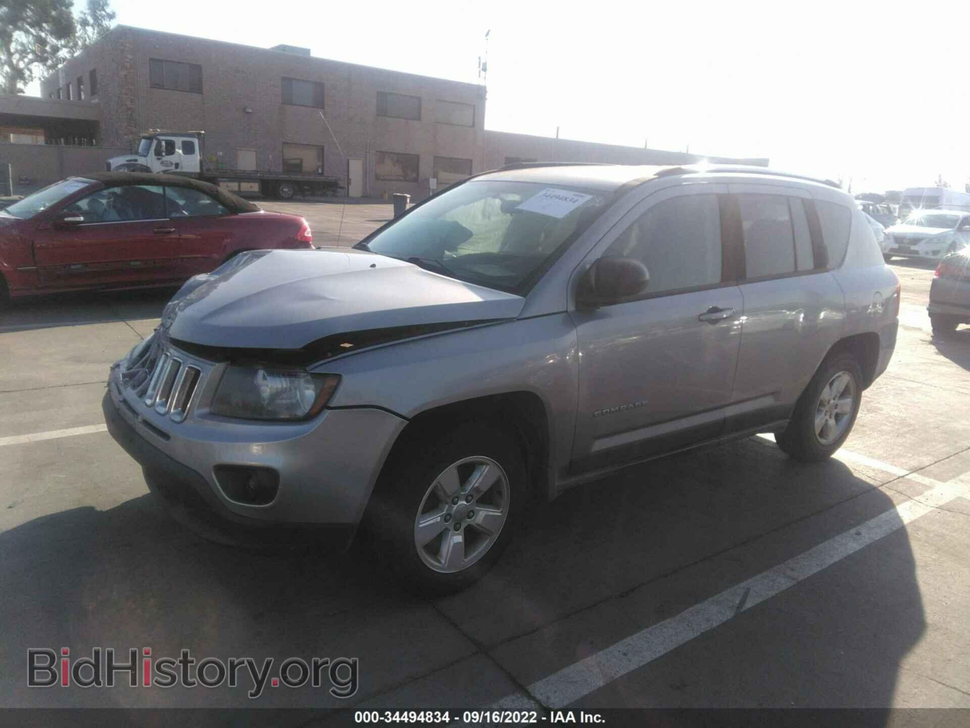 2014 JEEP COMPASS - VIN: 1C4NJCBA8ED844653 - Фото 2