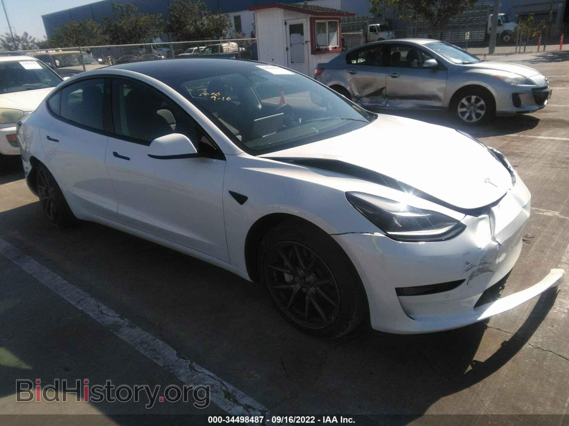 Photo 5YJ3E1EB4MF036327 - TESLA MODEL 3 2021