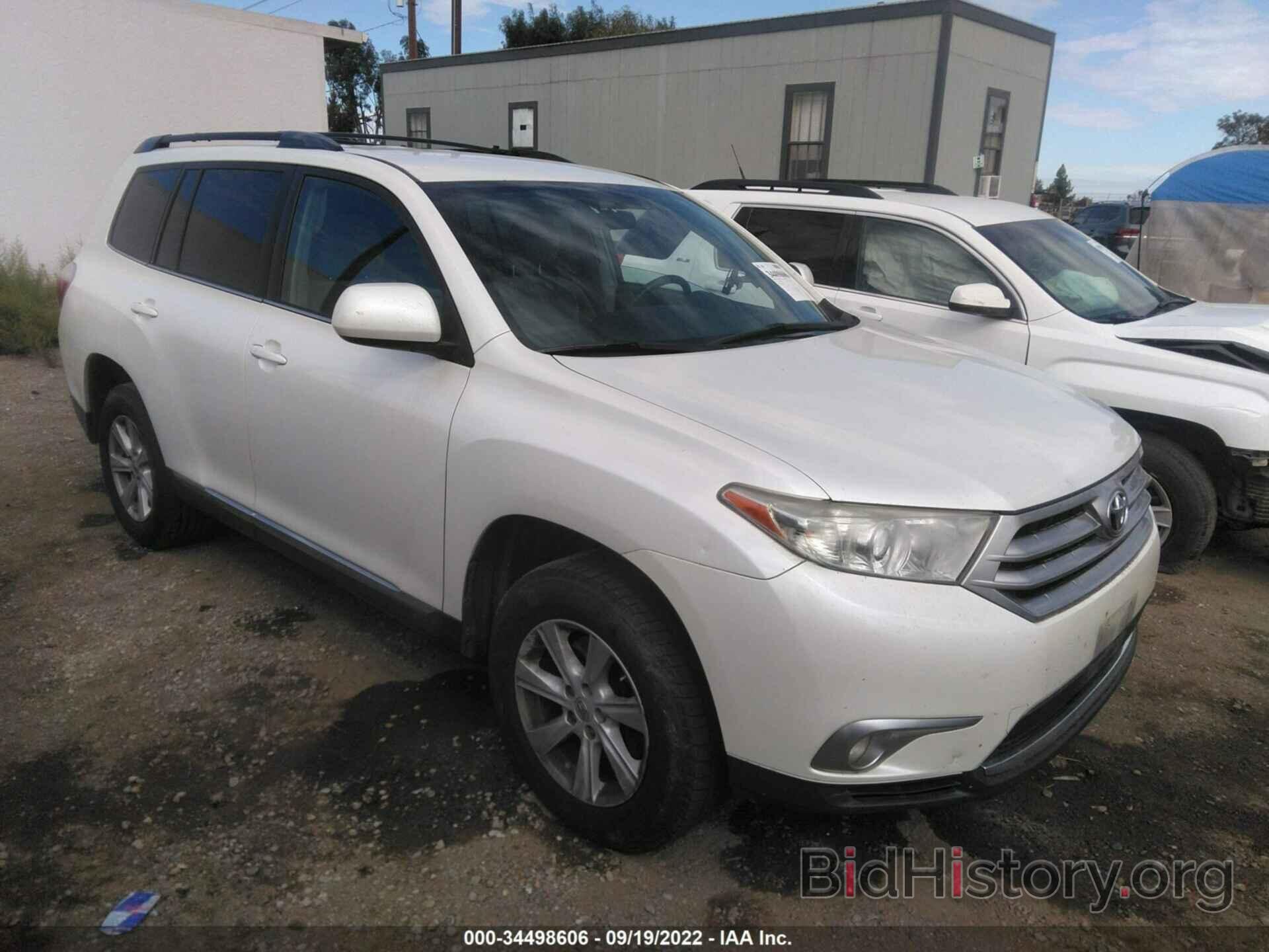 Фотография 5TDZA3EH6DS037707 - TOYOTA HIGHLANDER 2013