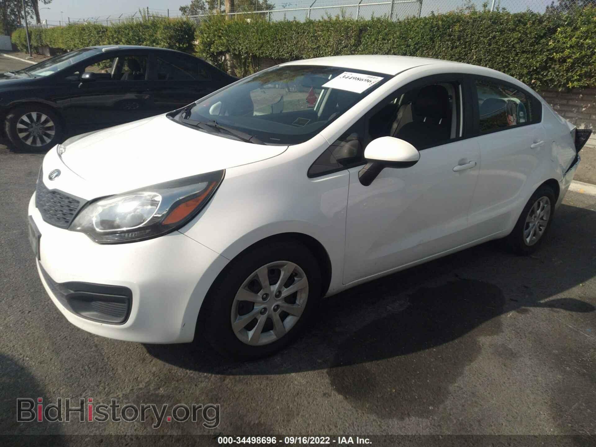 2014 KIA RIO - VIN: KNADM4A32E6407129 - Фото 2