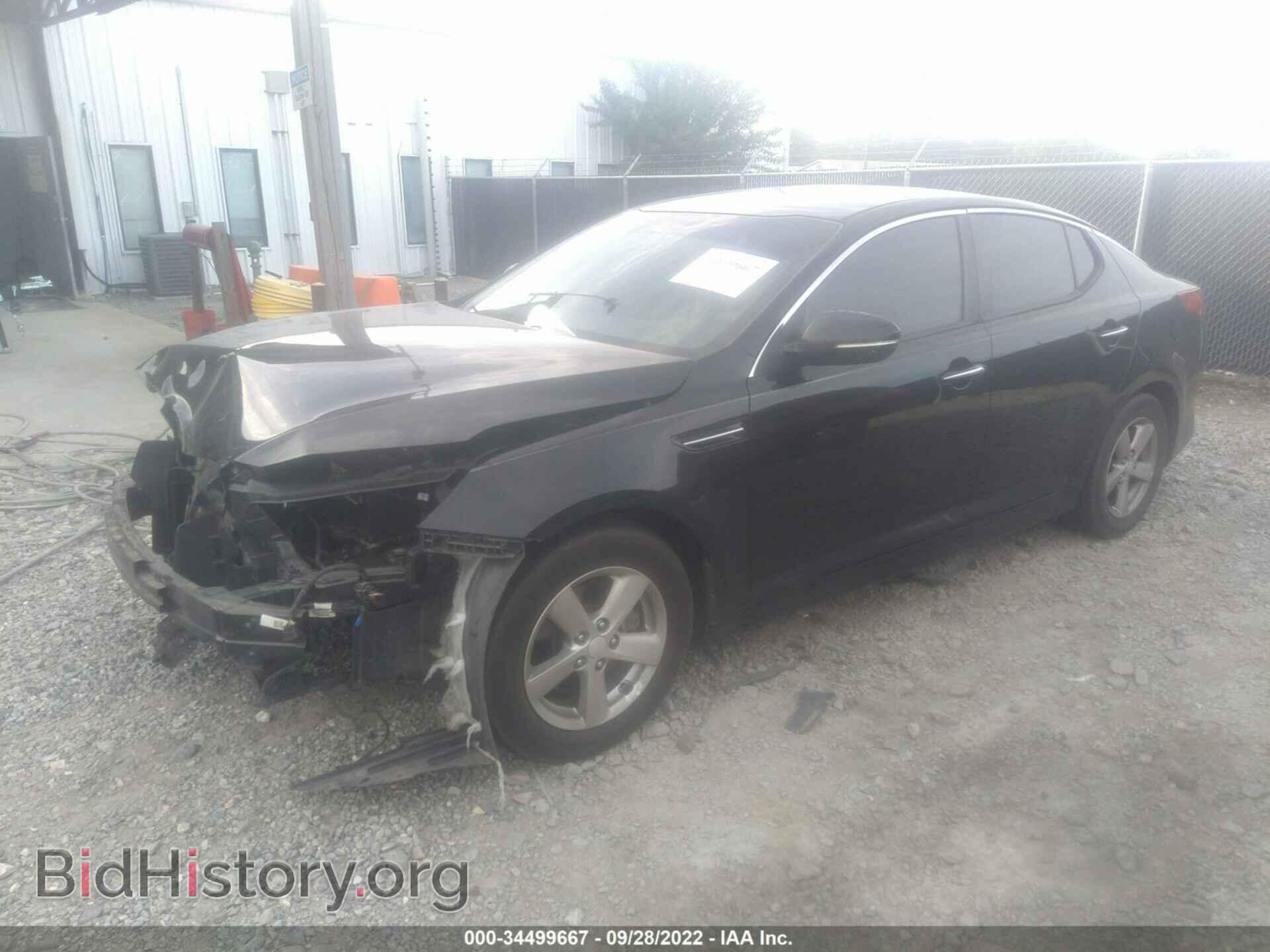 2015 KIA OPTIMA - VIN: 5XXGM4A76FG464729 - Фото 2