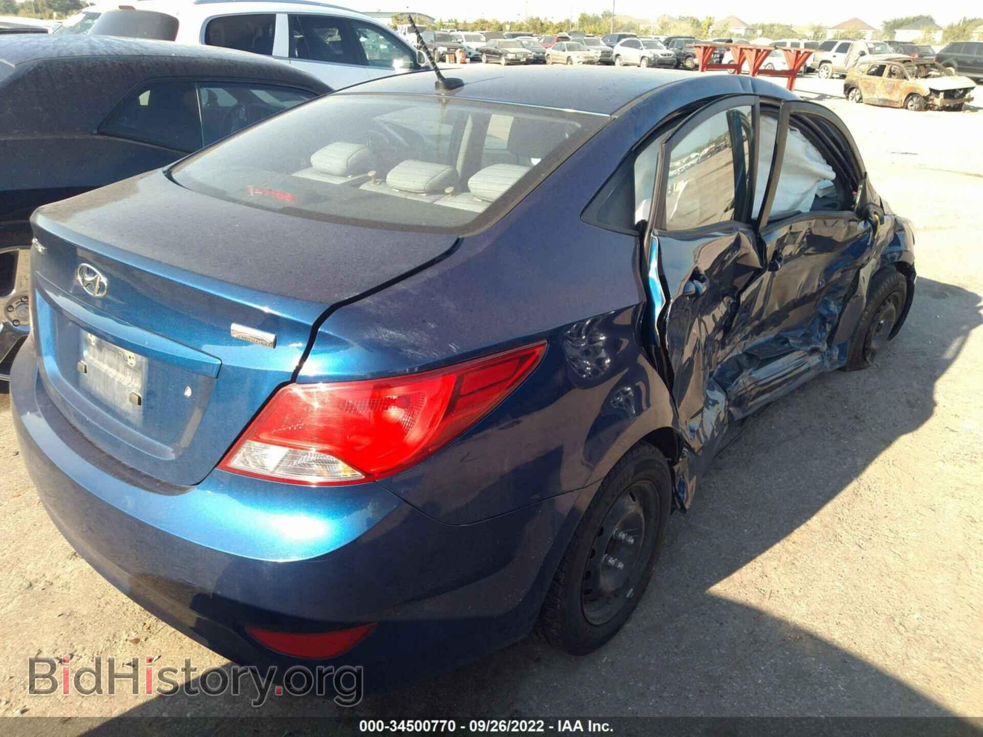 2017 HYUNDAI ACCENT - VIN: KMHCT4AE1HU213478 - Фото 4