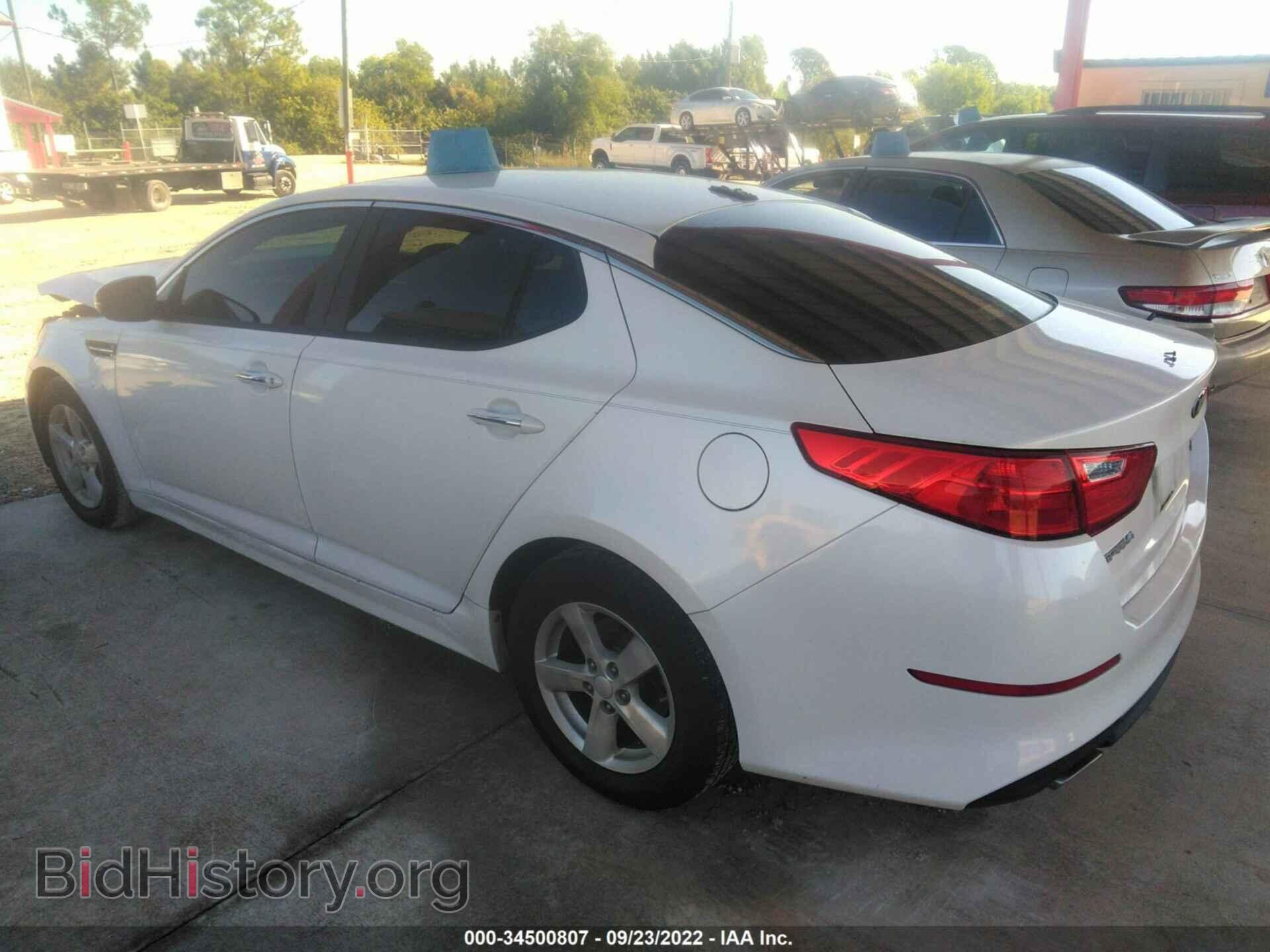 2015 KIA OPTIMA - VIN: KNAGM4A74F5626648 - Photo 3