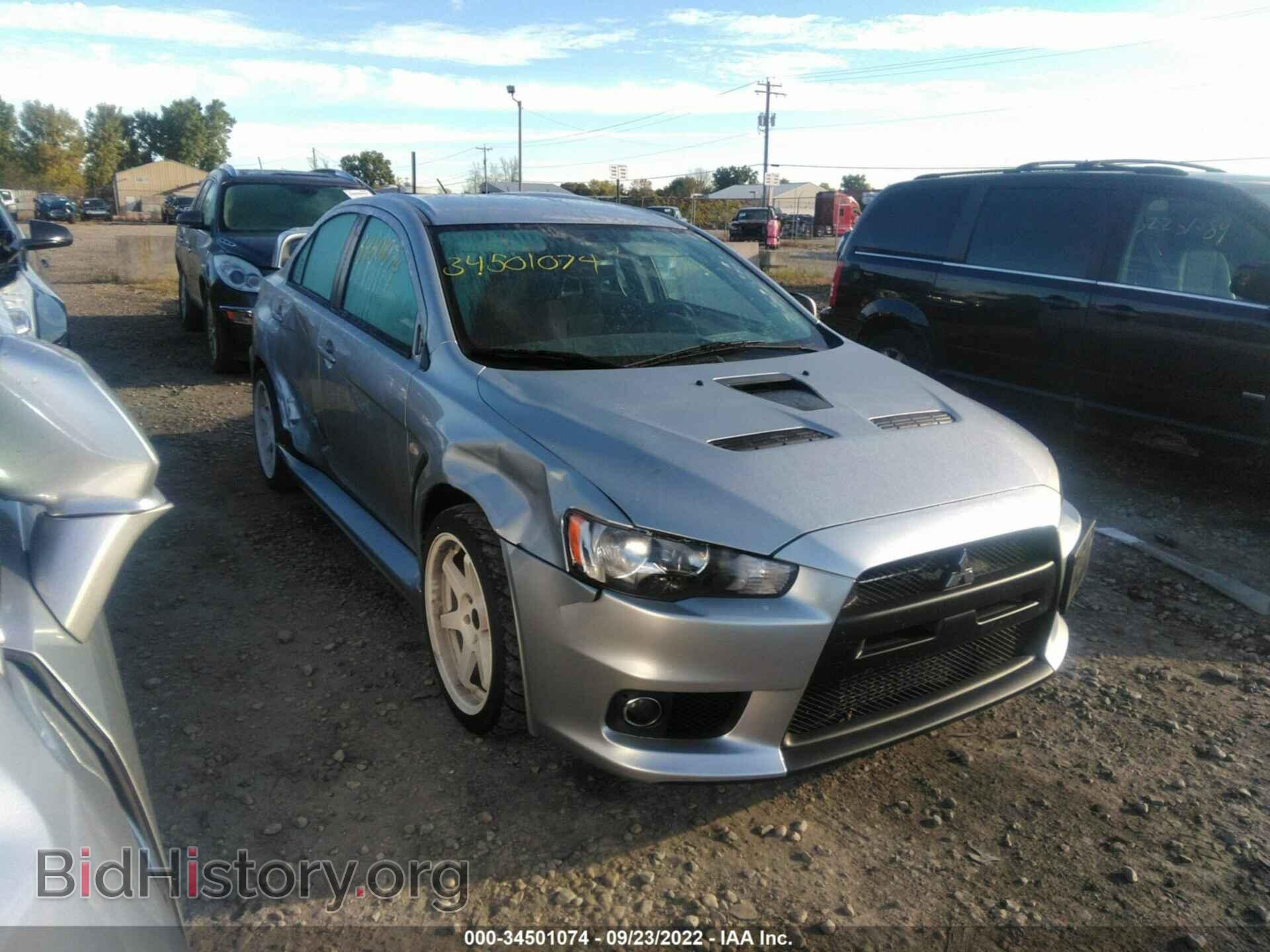 Photo JA32W8FV8CU010845 - MITSUBISHI LANCER EVOLUTION 2012