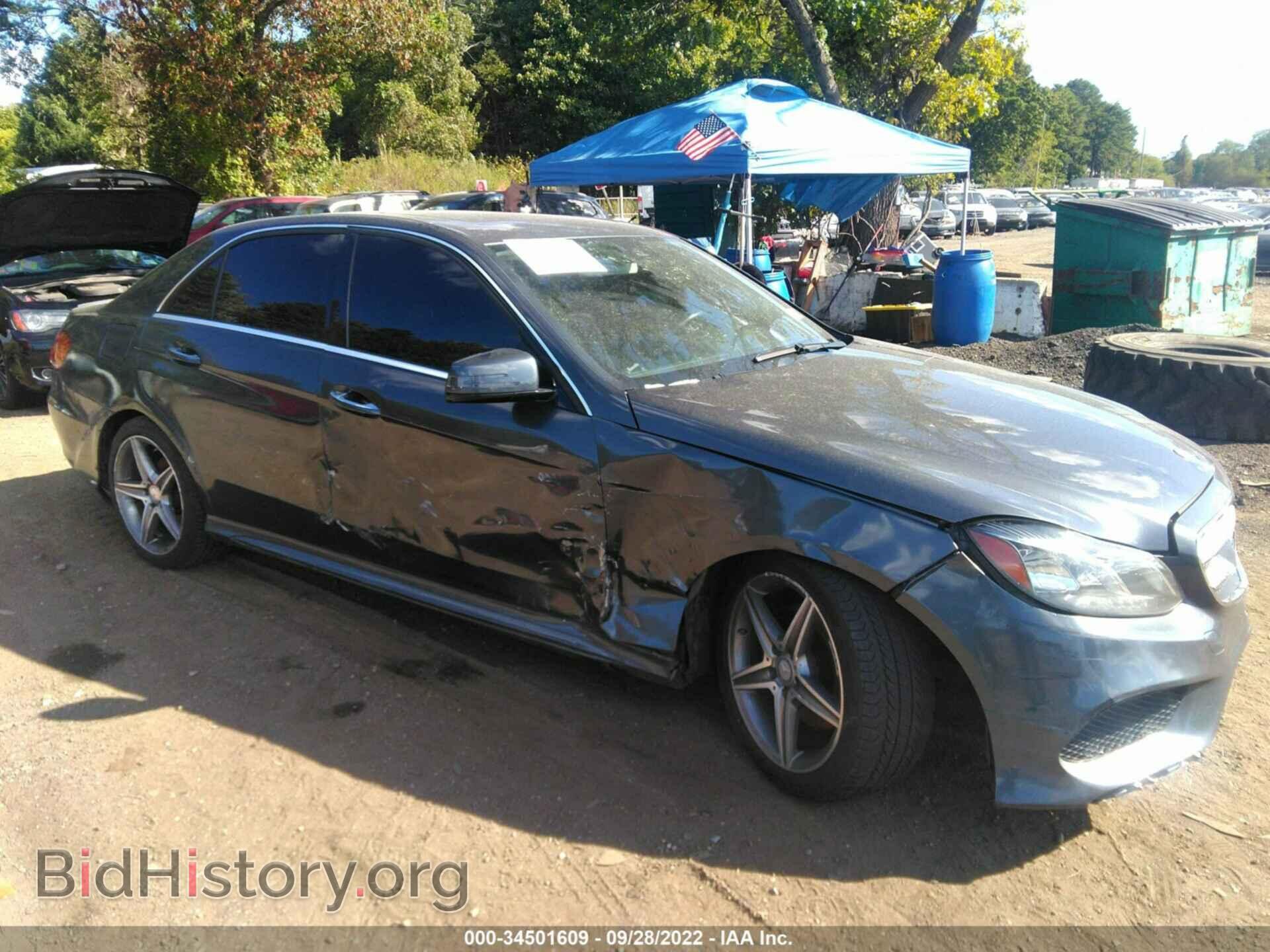 Photo WDDHF8JB6EA901722 - MERCEDES-BENZ E-CLASS 2014
