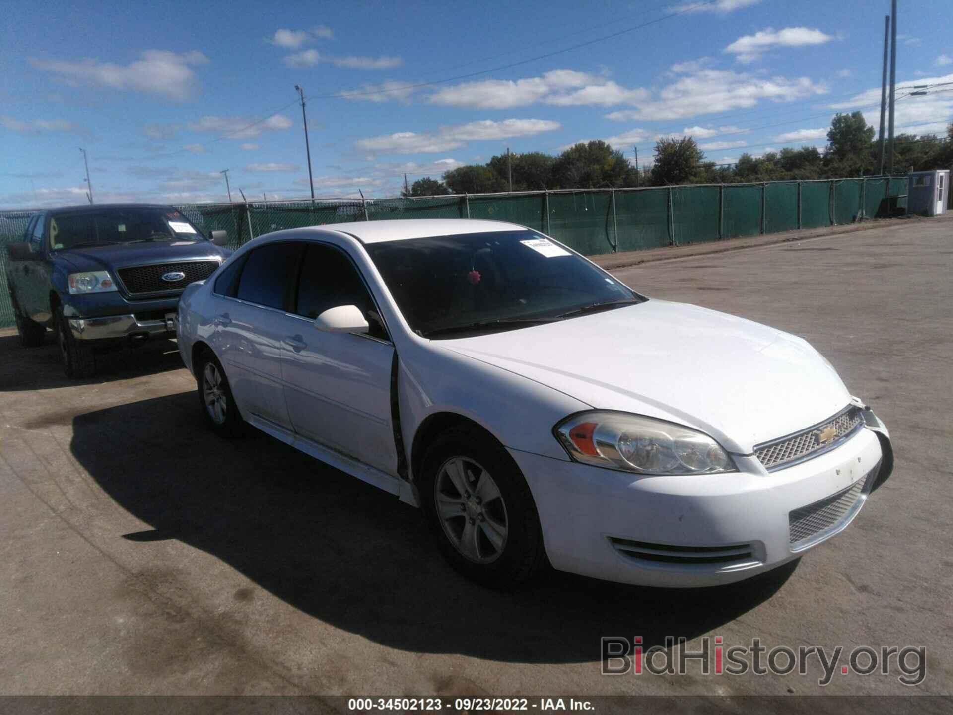 Photo 2G1WF5E35C1267497 - CHEVROLET IMPALA 2012