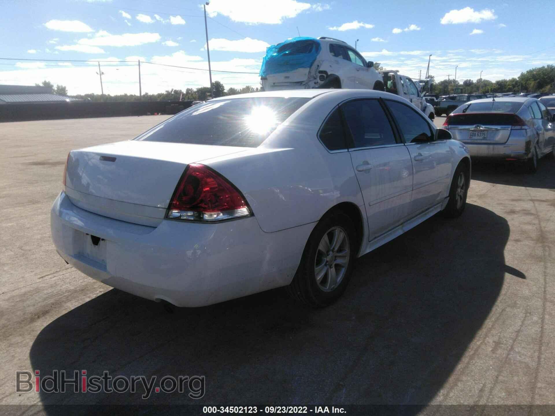 2012 CHEVROLET IMPALA - VIN: 2G1WF5E35C1267497 - Фото 4