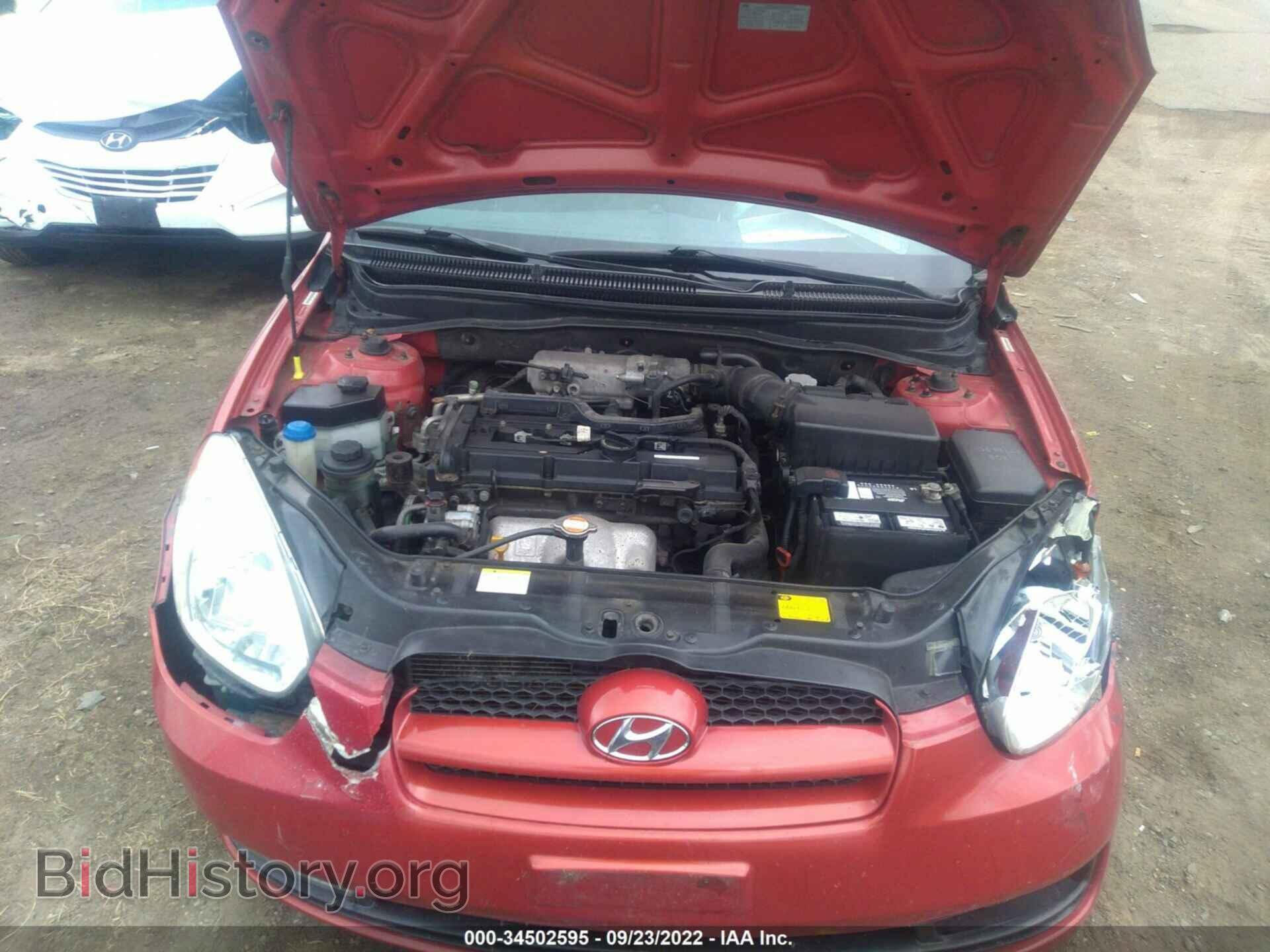 2008 HYUNDAI ACCENT - VIN: KMHCN36C48U077343 - Фото 10