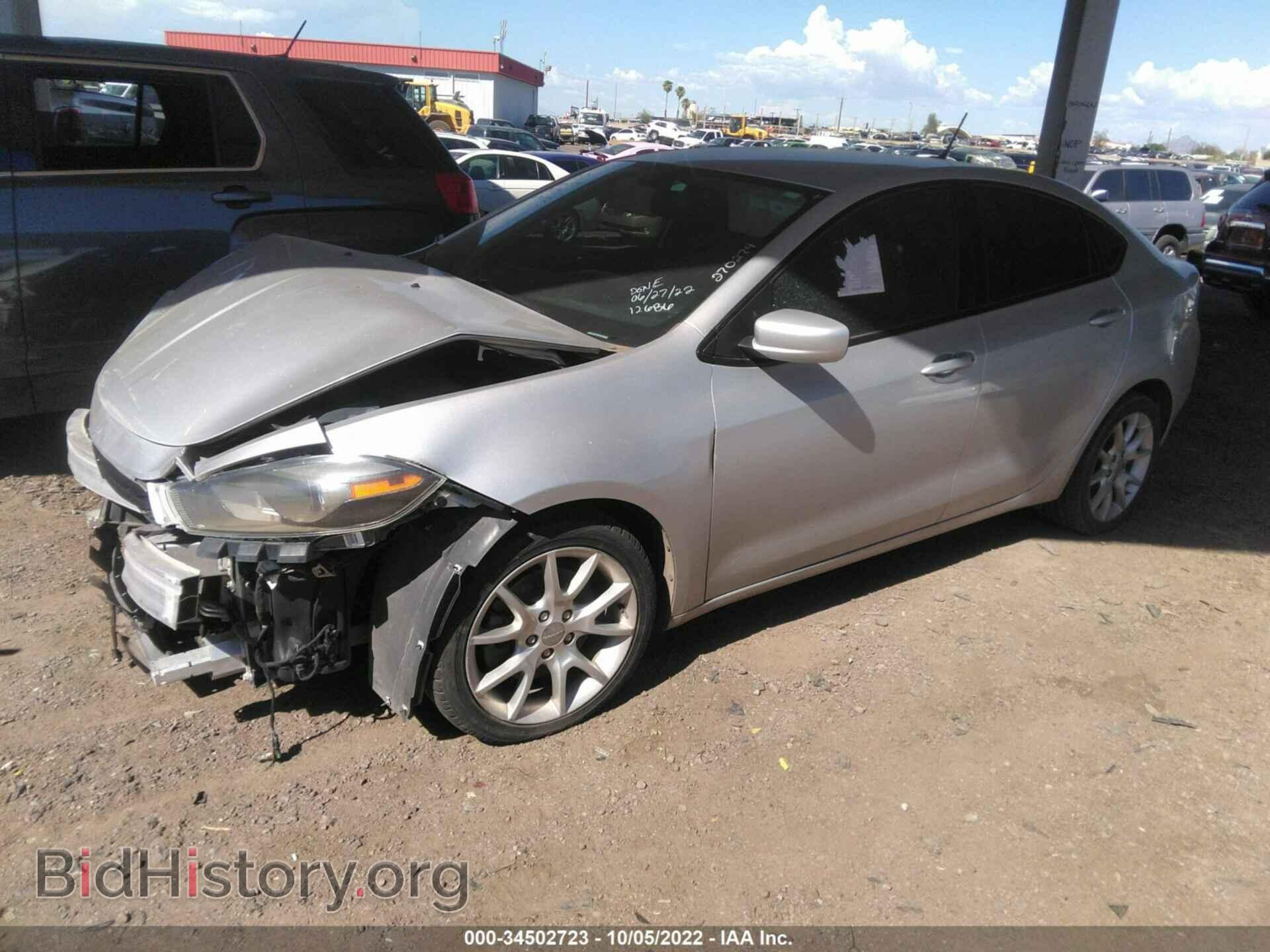 2013 DODGE DART - VIN: 1C3CDFBA0DD321470 - Фото 2