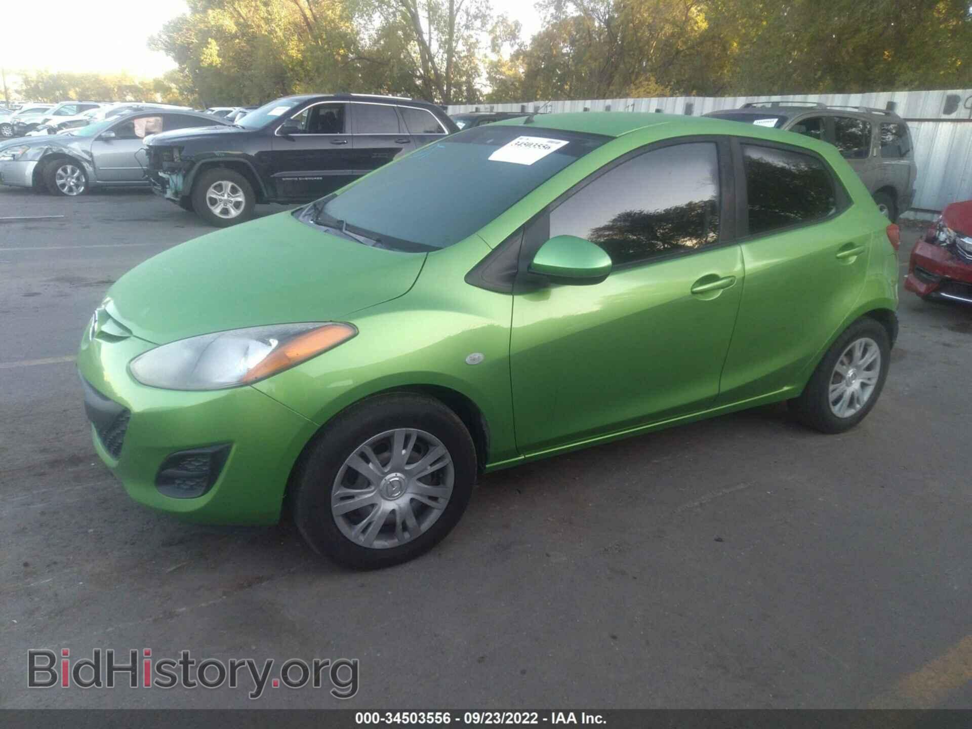 2011 MAZDA MAZDA2 - VIN: JM1DE1HZ9B0104548 - Фото 2