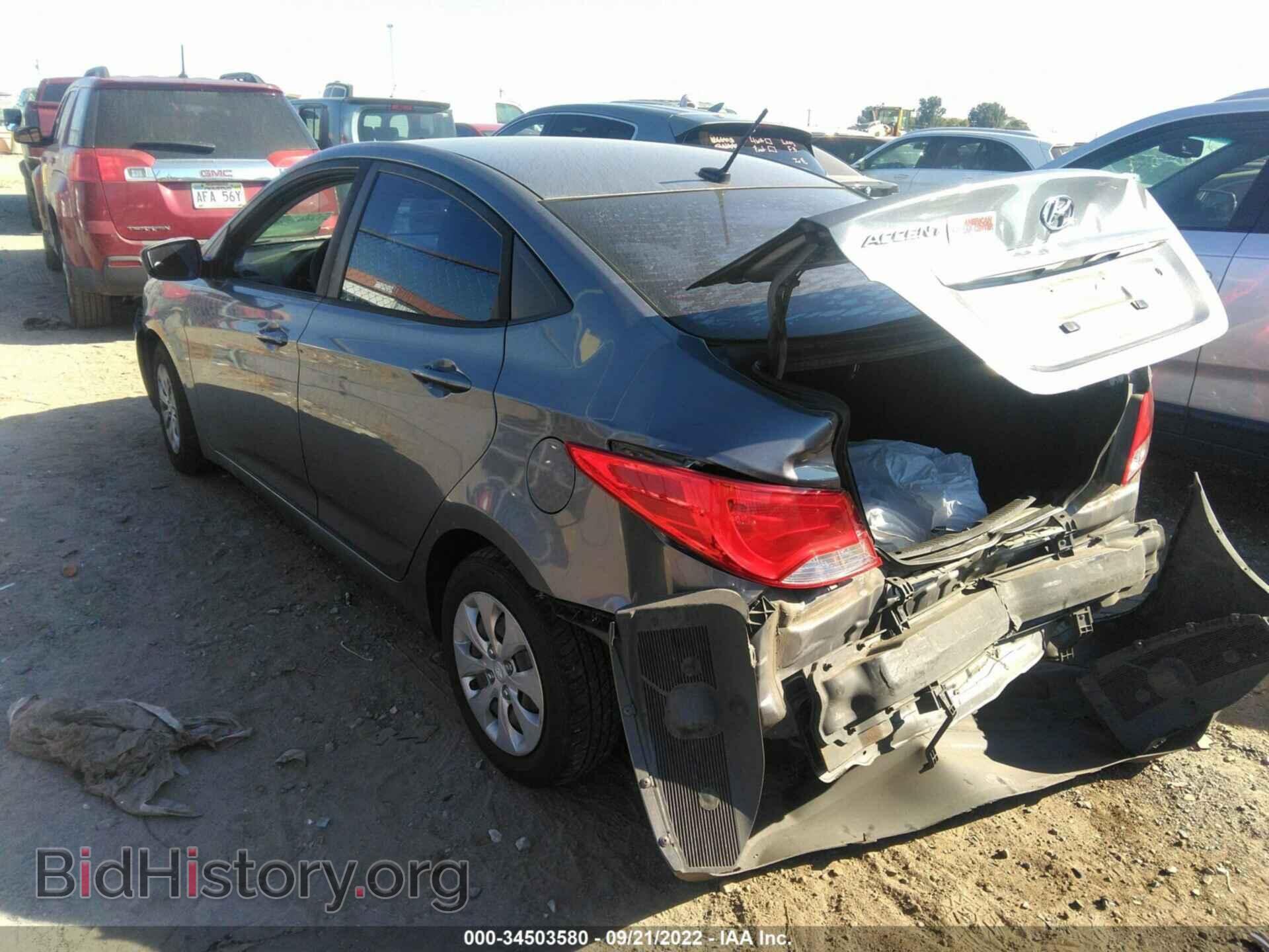 2016 HYUNDAI ACCENT - VIN: KMHCT4AE7GU107034 - Фото 3