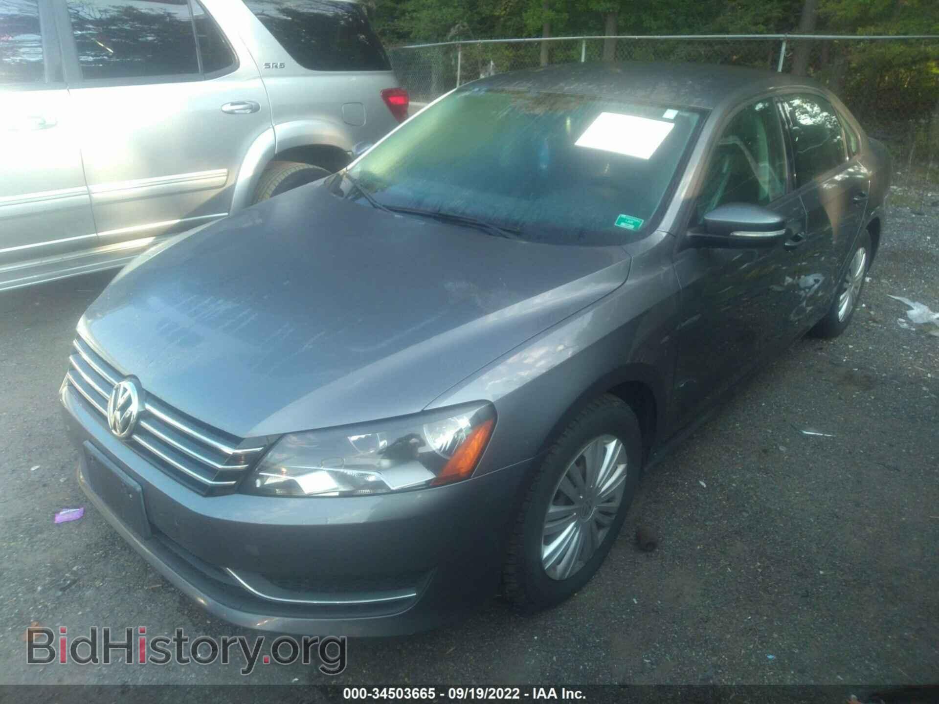 2014 VOLKSWAGEN PASSAT - VIN: 1VWAP7A36EC009449 - Фото 2