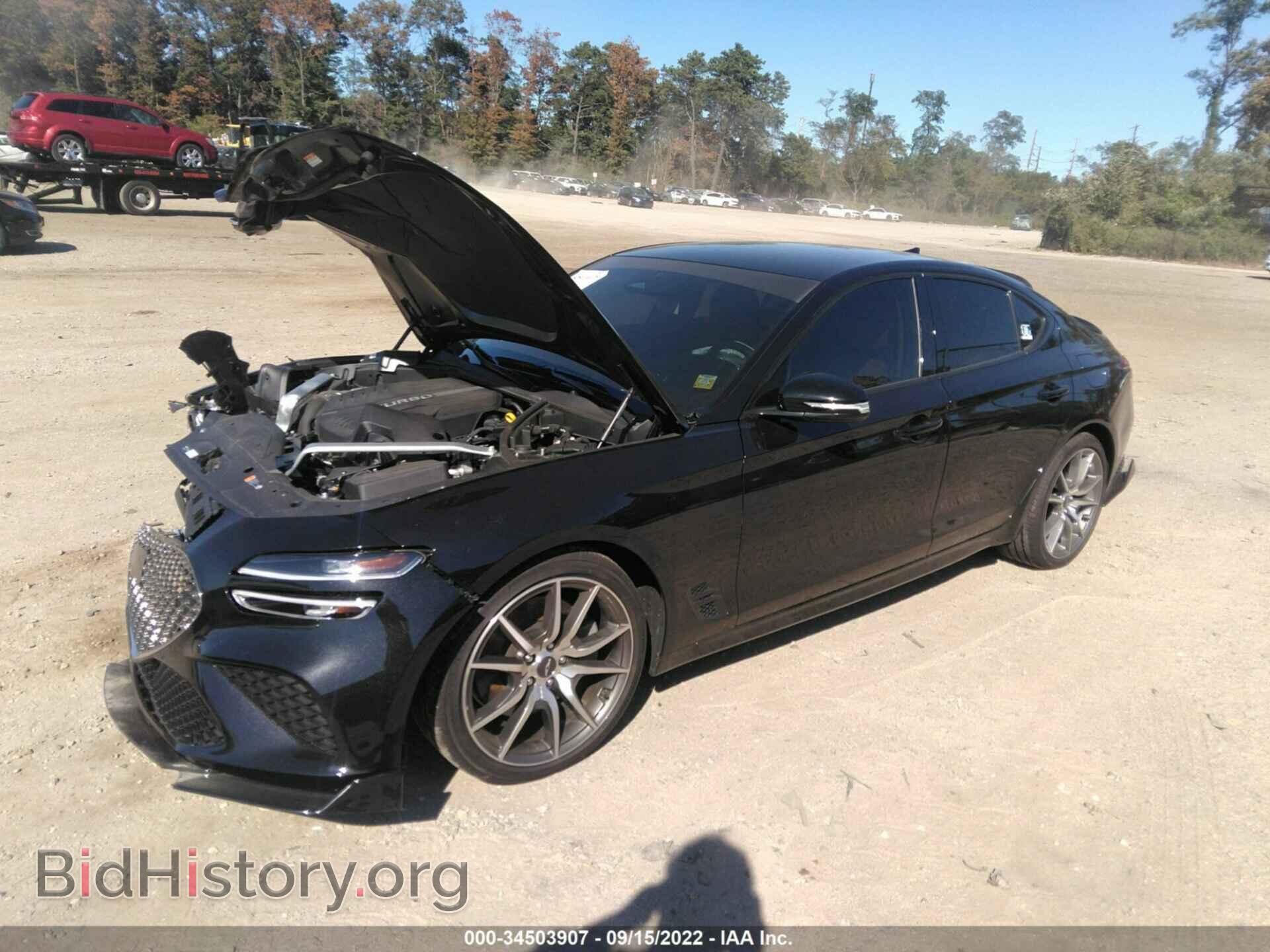 2022 GENESIS G70 - VIN: KMTG54TE4NU101316 - Фото 2