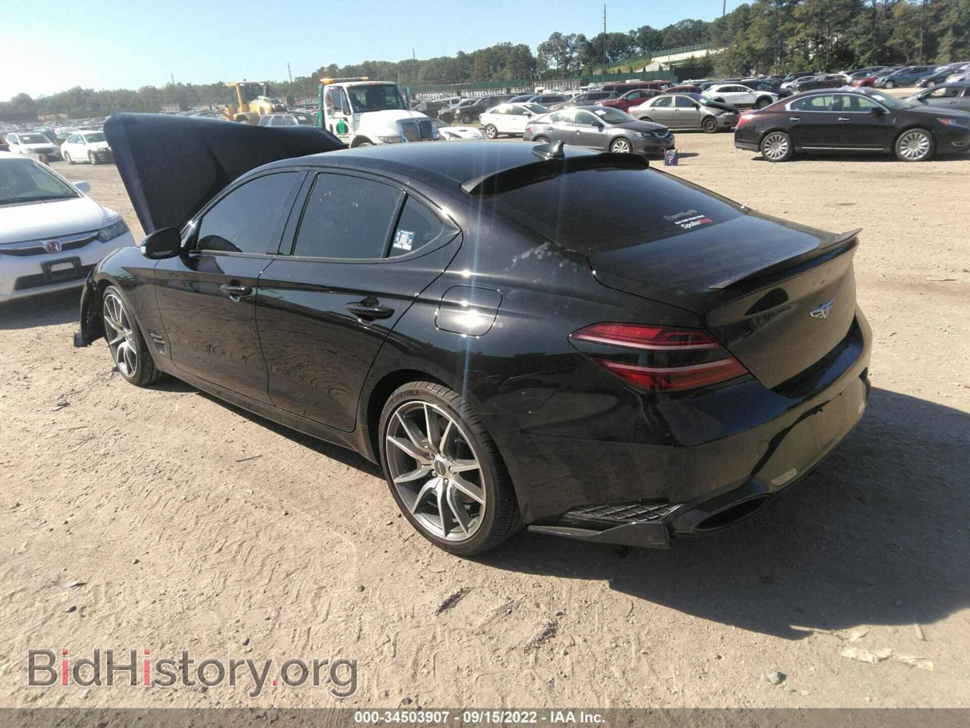 2022 GENESIS G70 - VIN: KMTG54TE4NU101316 - Фото 3