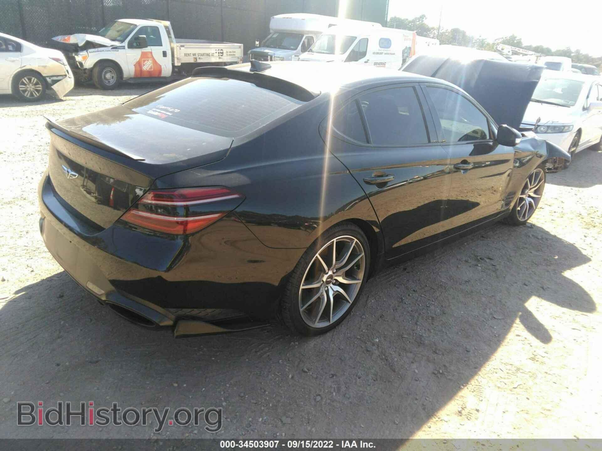 2022 GENESIS G70 - VIN: KMTG54TE4NU101316 - Фото 4