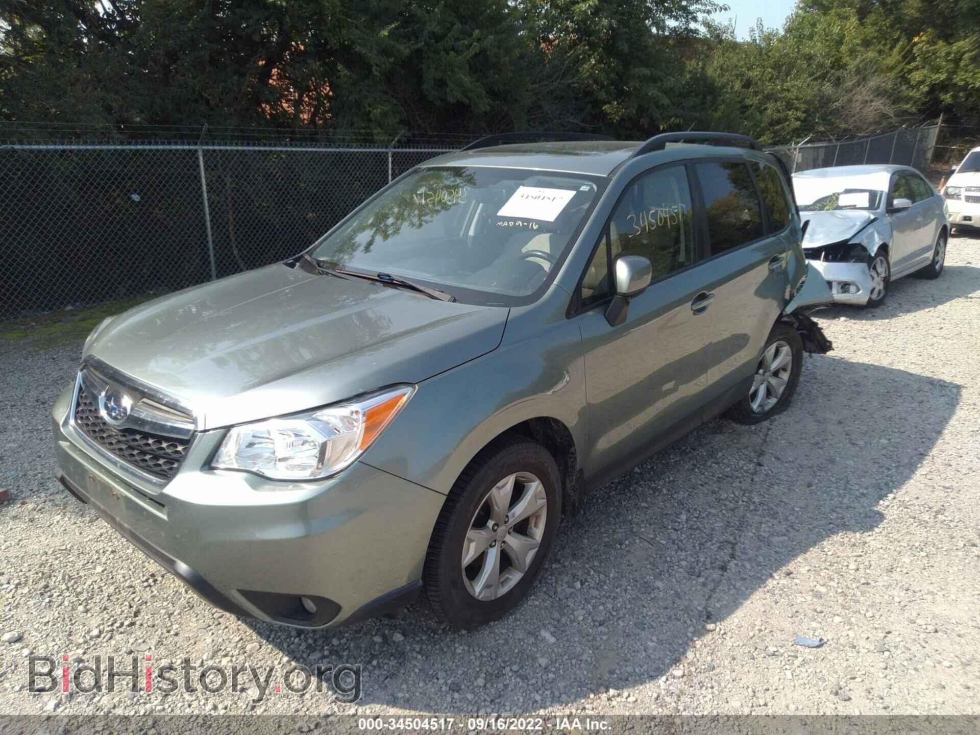 2015 SUBARU FORESTER - VIN: JF2SJAGC3FH585745 - Фото 2