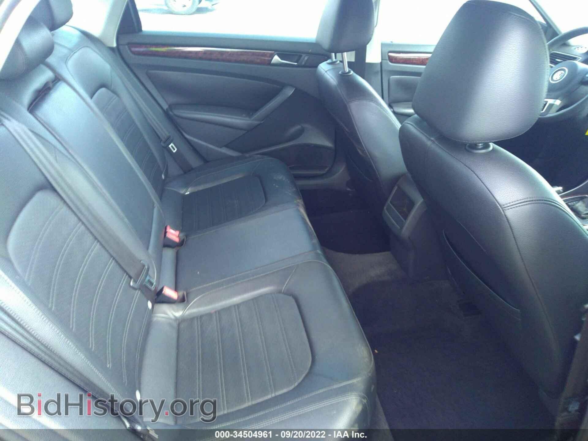 2012 VOLKSWAGEN PASSAT - VIN: 1VWCH7A30CC027996 - Фото 8