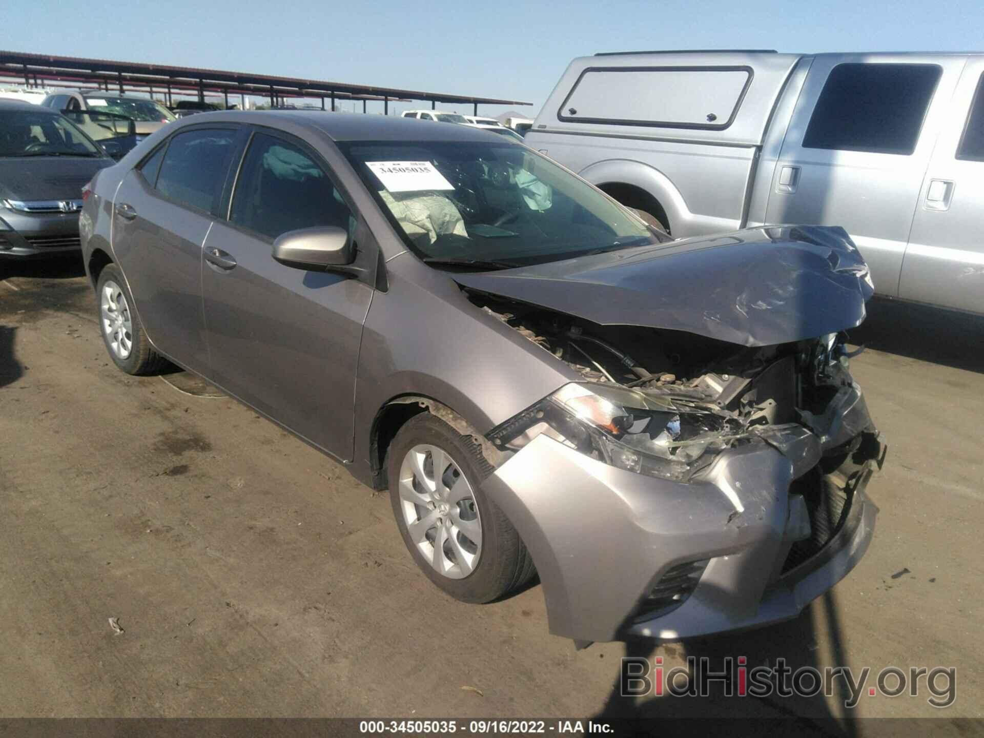 Photo 5YFBURHE0GP373329 - TOYOTA COROLLA 2016