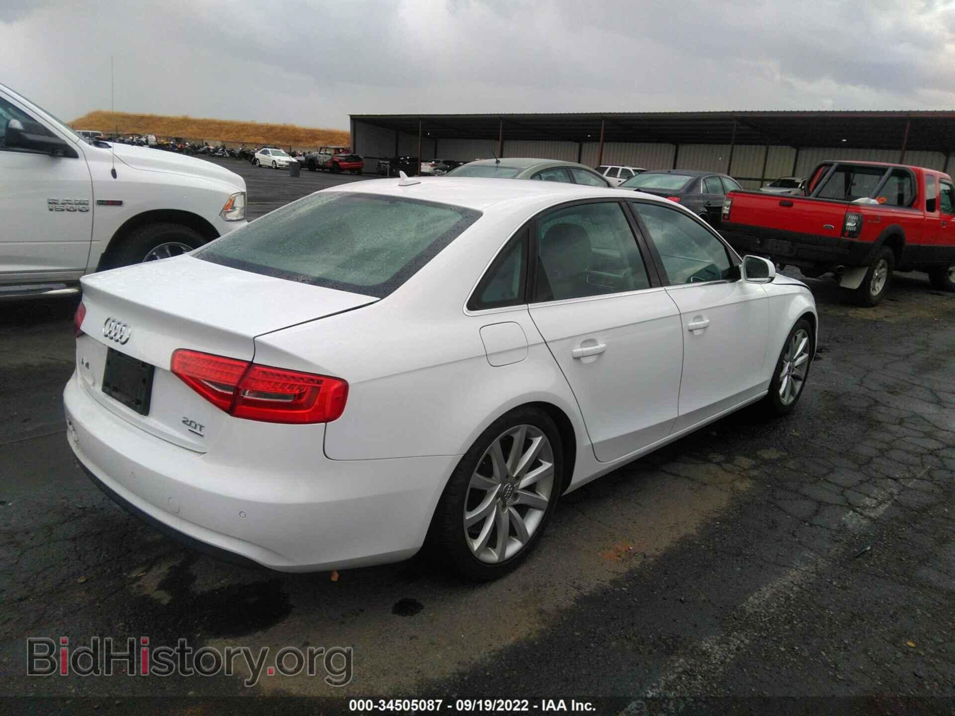 2013 AUDI A4 - VIN: WAUFFAFL5DN029645 - Фото 4