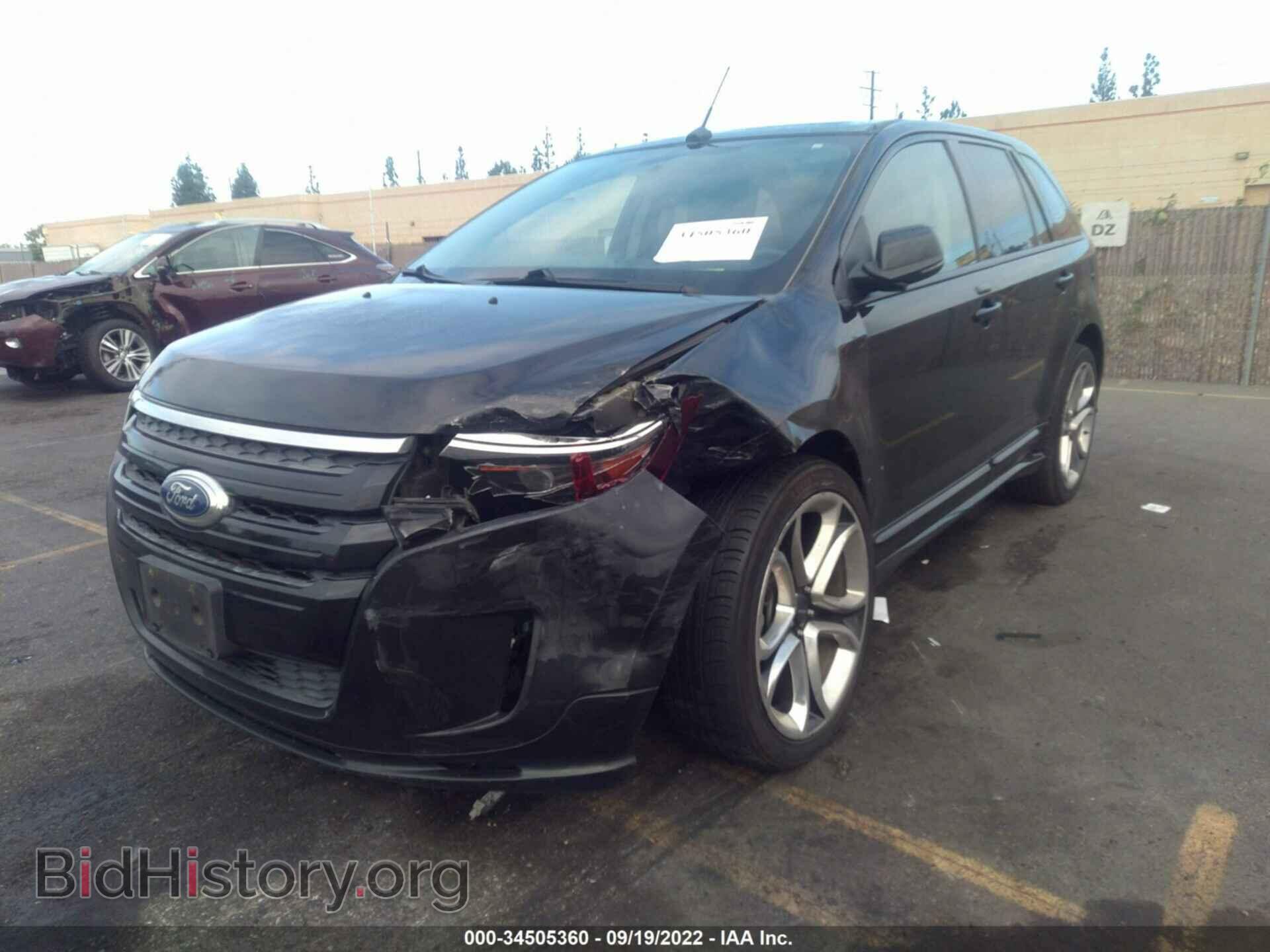 2014 FORD EDGE - VIN: 2FMDK3AK9EBA37854 - Фото 2