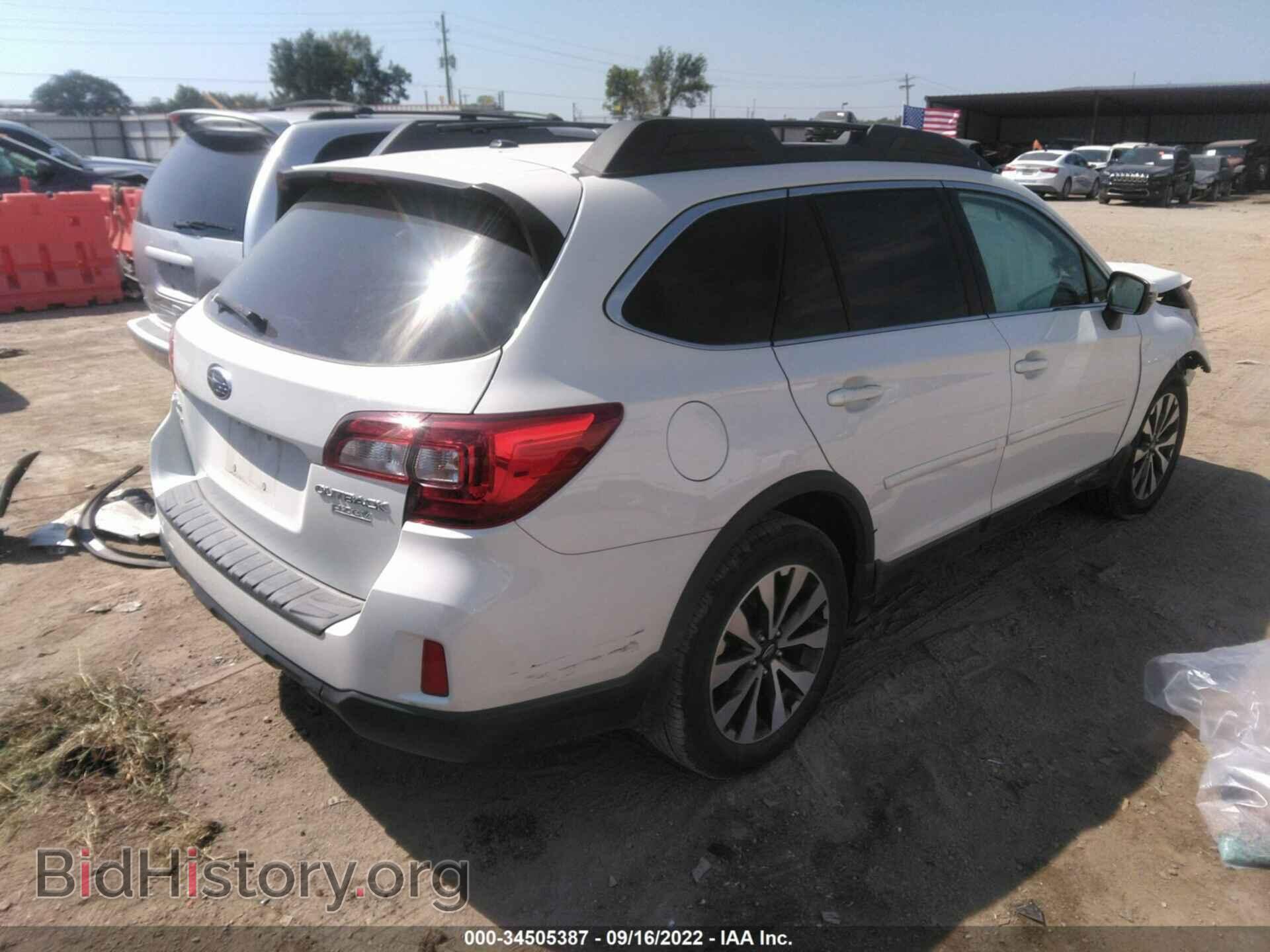 2015 SUBARU OUTBACK - VIN: 4S4BSANC8F3344660 - Фото 4