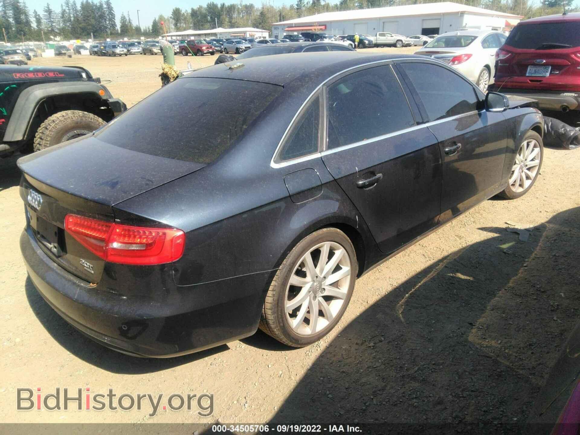 2013 AUDI A4 - VIN: WAUFFAFL4DN006602 - Фото 4