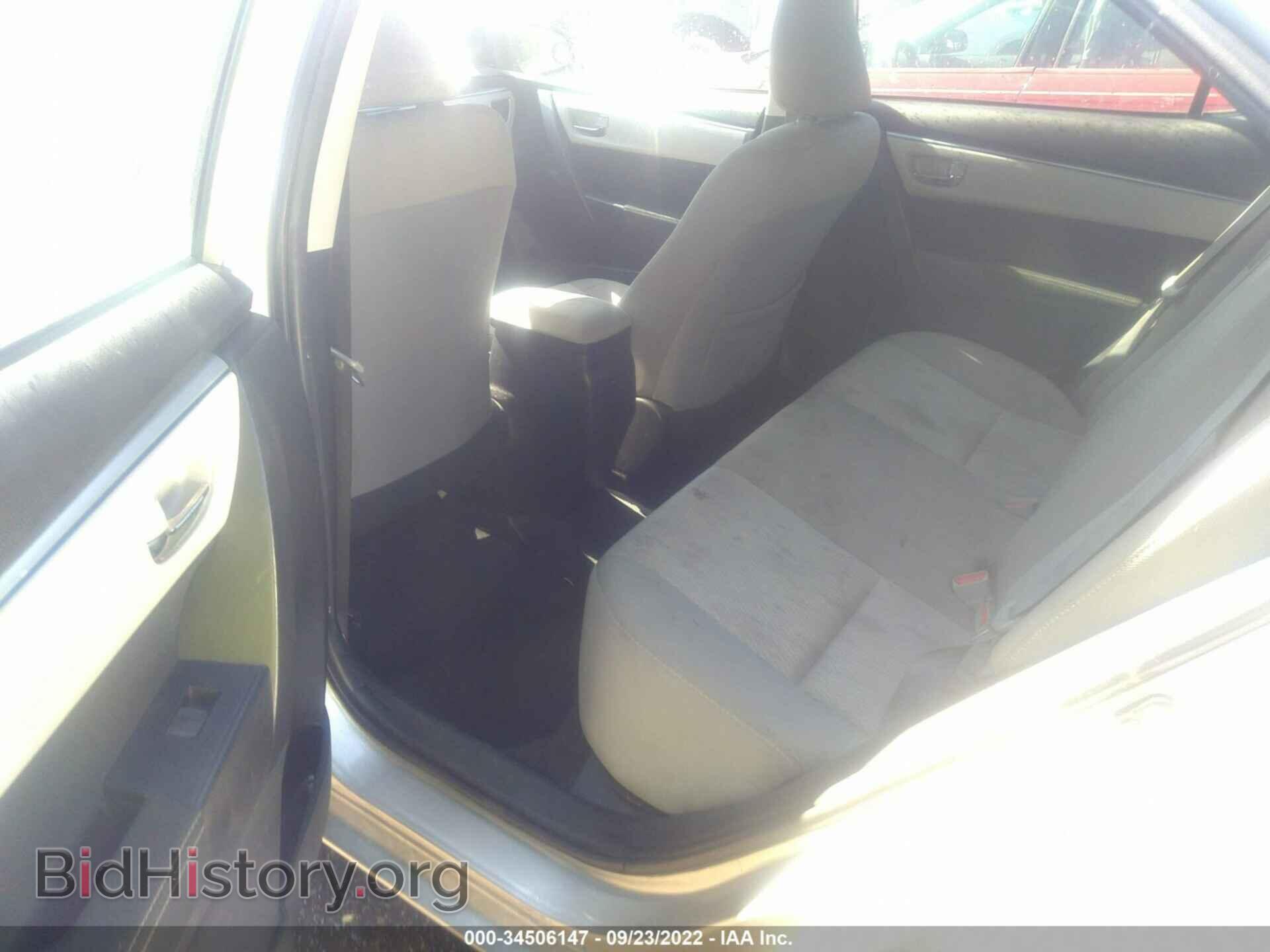 2015 TOYOTA COROLLA - VIN: 2T1BURHEXFC366001 - Фото 8