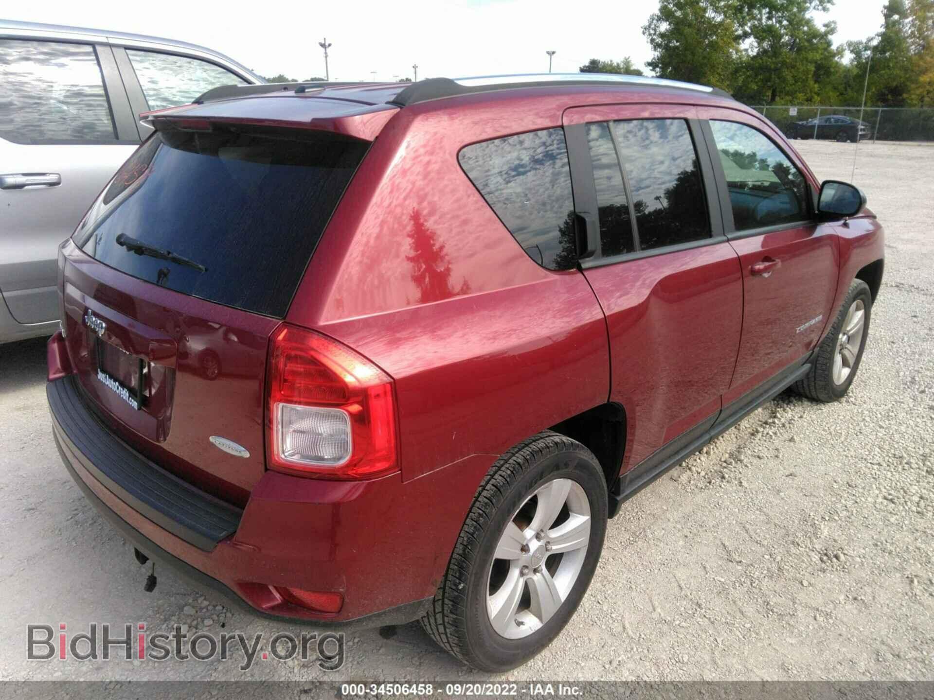 2012 JEEP COMPASS - VIN: 1C4NJDEB5CD525282 - Фото 4