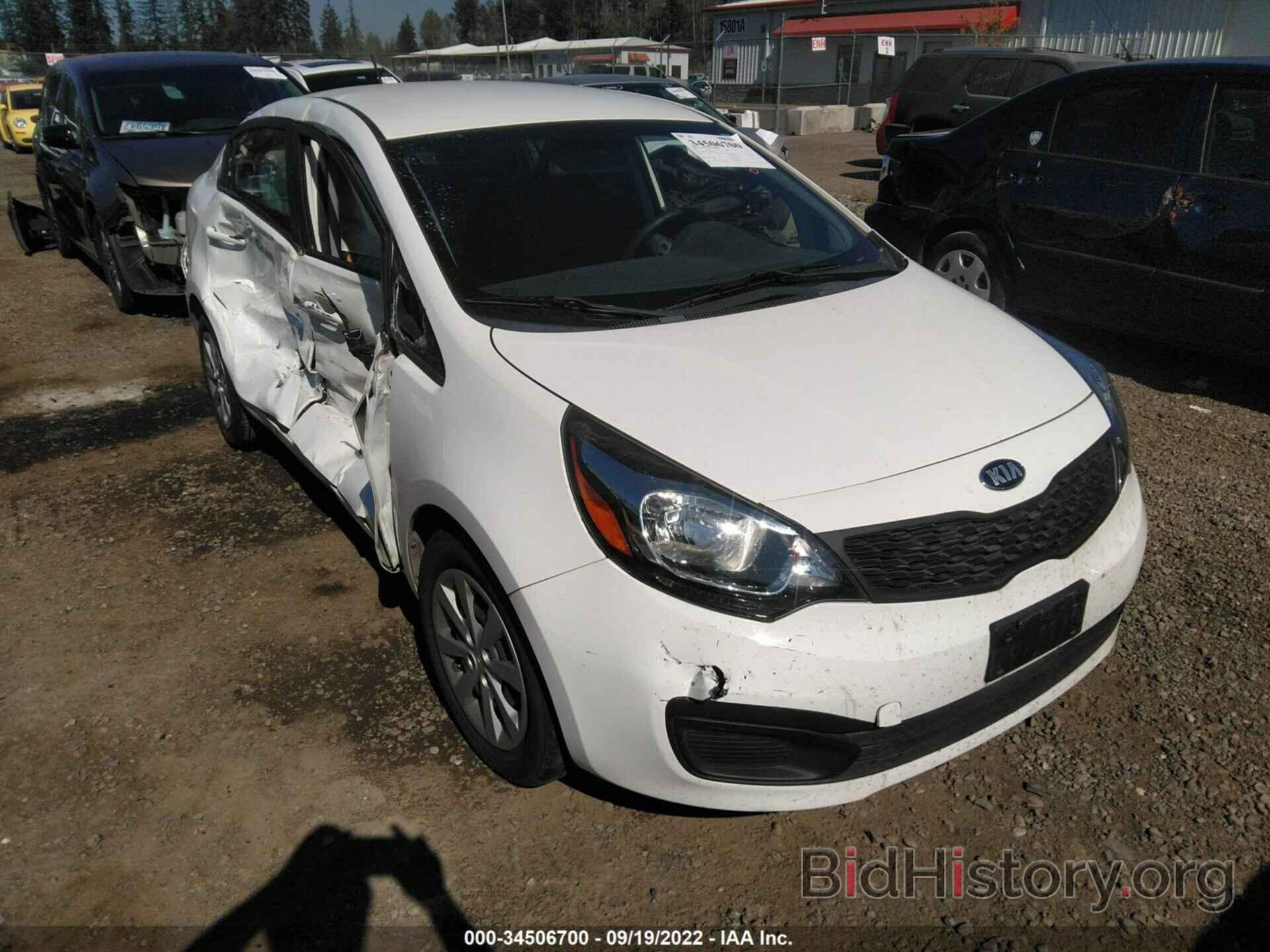 Photo KNADM4A3XD6315958 - KIA RIO 2013