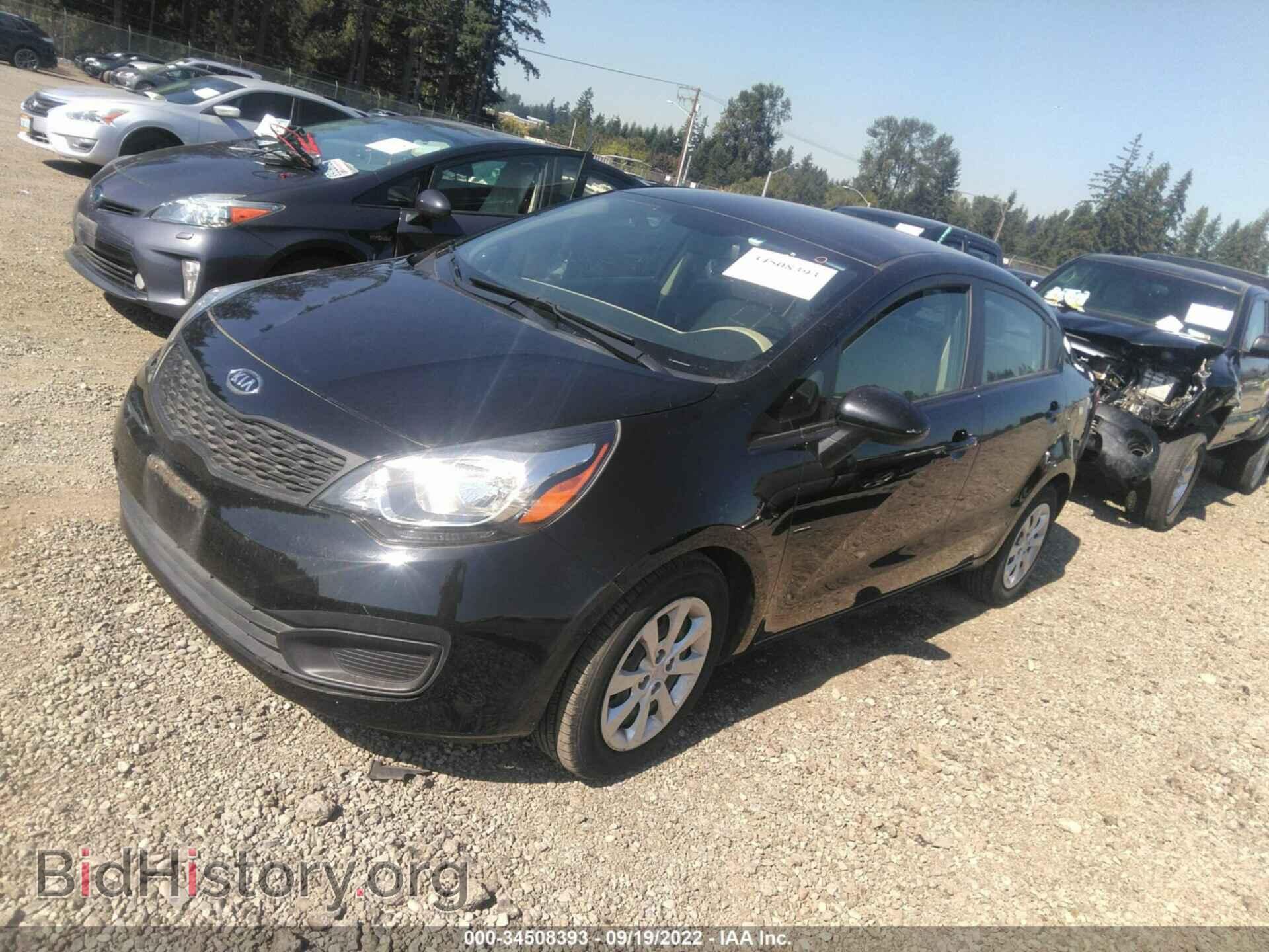 2012 KIA RIO - VIN: KNADM4A32C6044599 - Фото 2