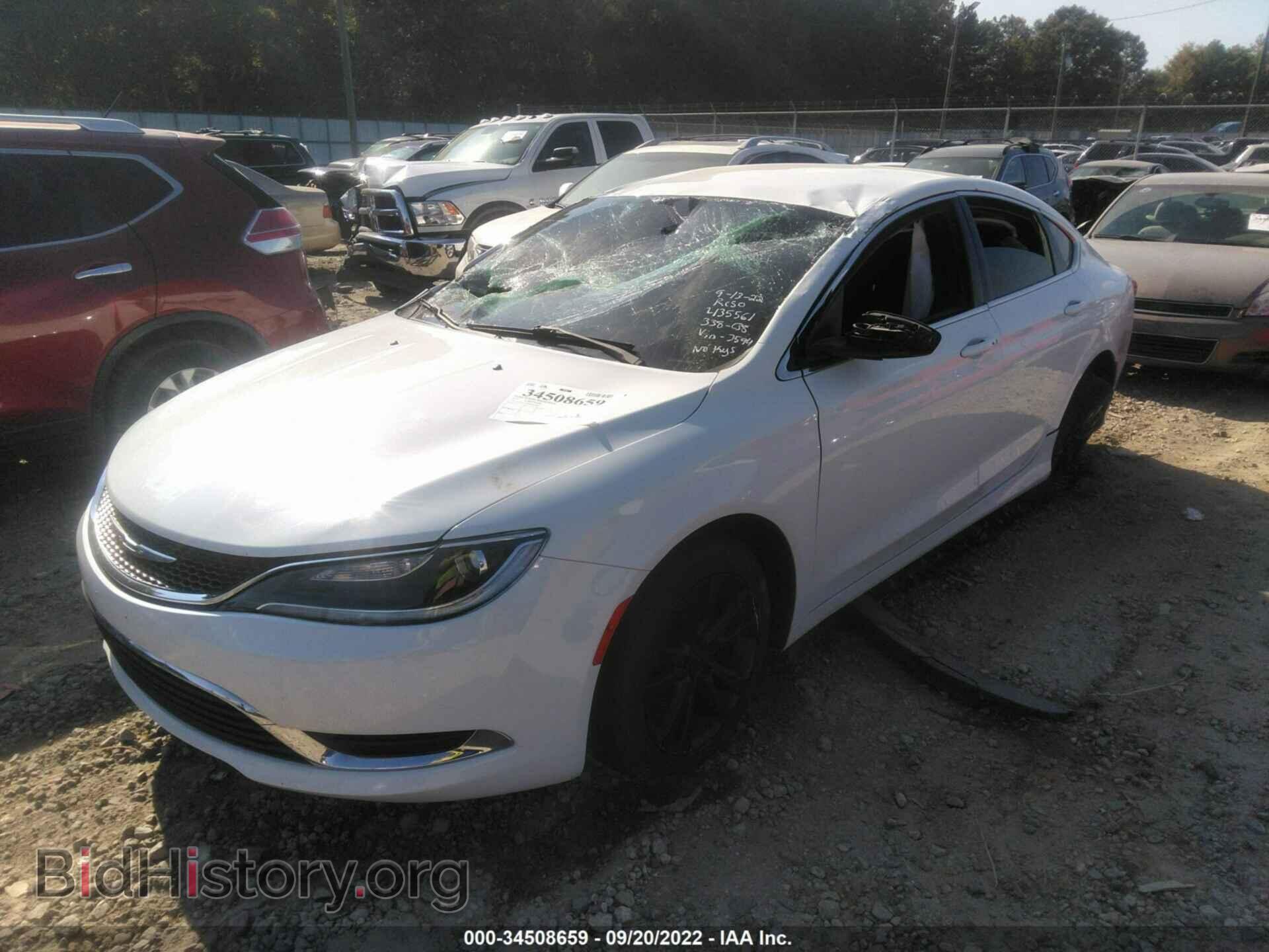 2015 CHRYSLER 200 - VIN: 1C3CCCAB7FN503594 - Фото 2