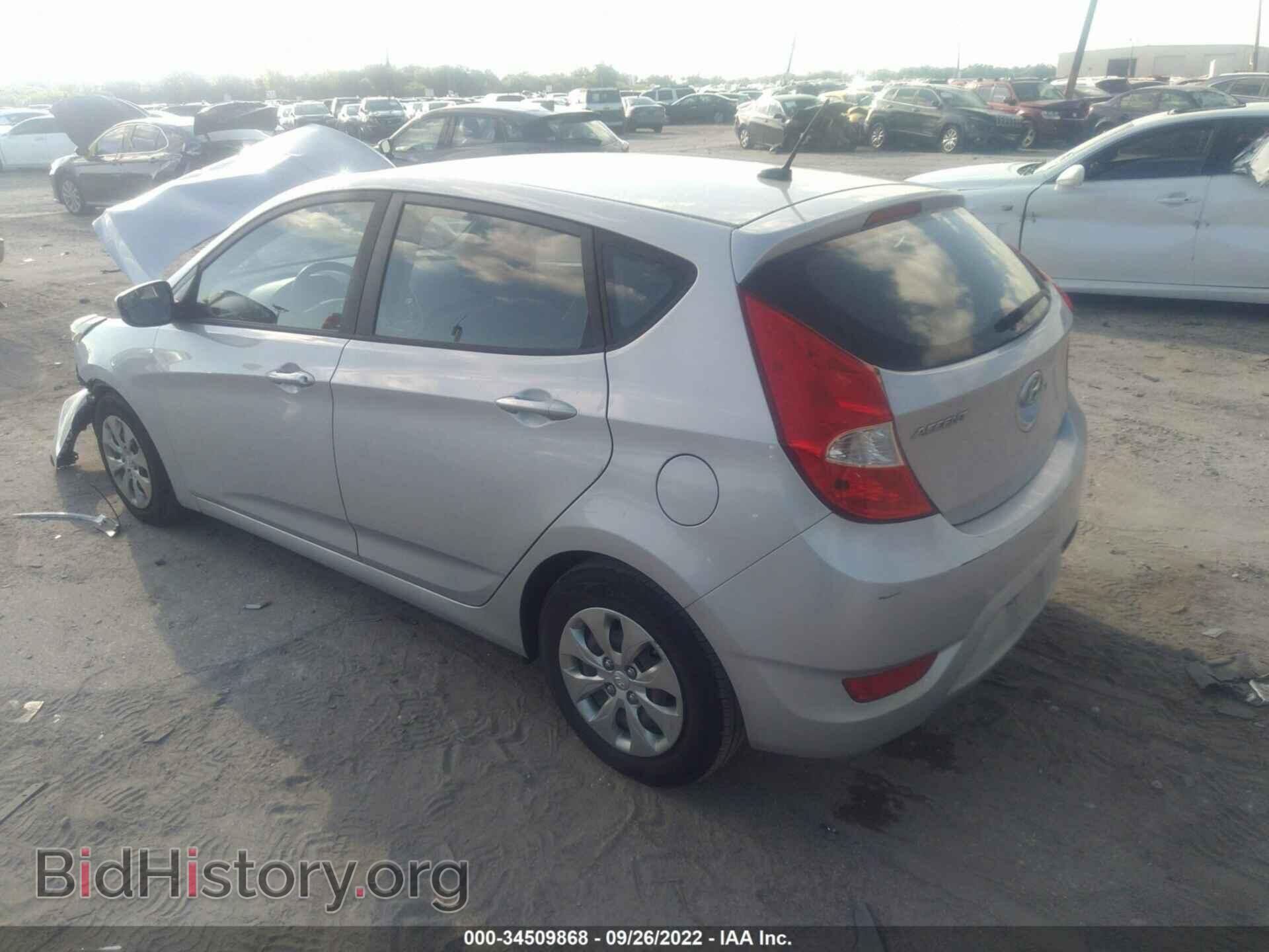 2016 HYUNDAI ACCENT - VIN: KMHCT5AEXGU277409 - Фото 3