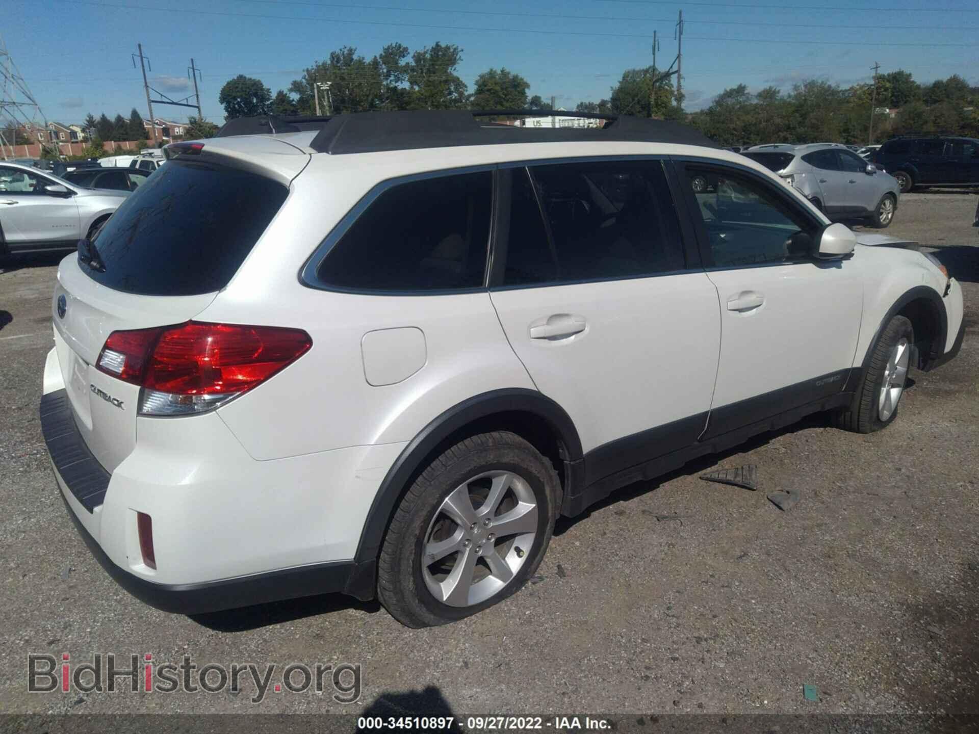2013 SUBARU OUTBACK - VIN: 4S4BRBLC1D3222918 - Фото 4
