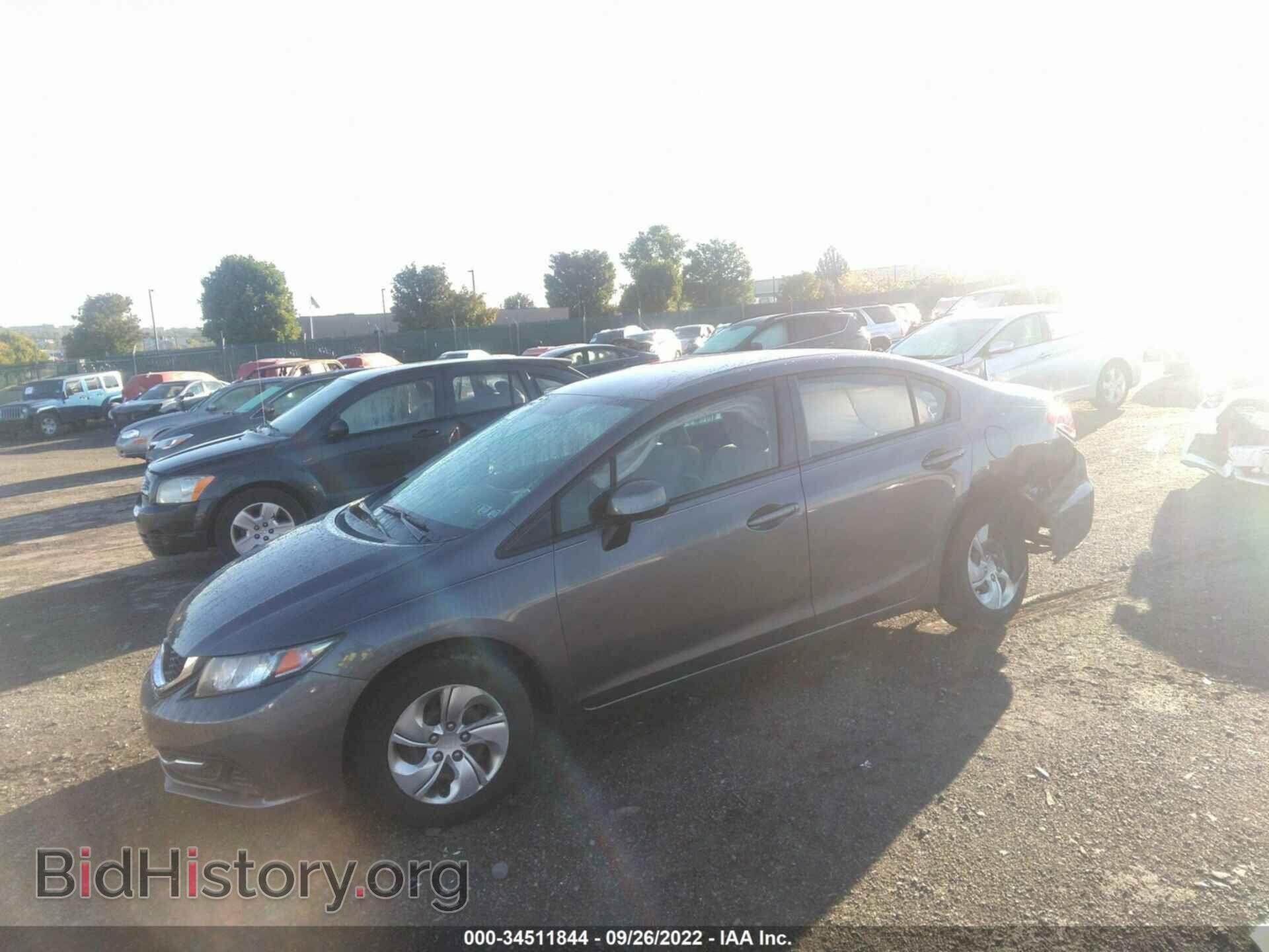 2013 HONDA CIVIC SDN - VIN: 19XFB2F58DE288768 - Фото 2