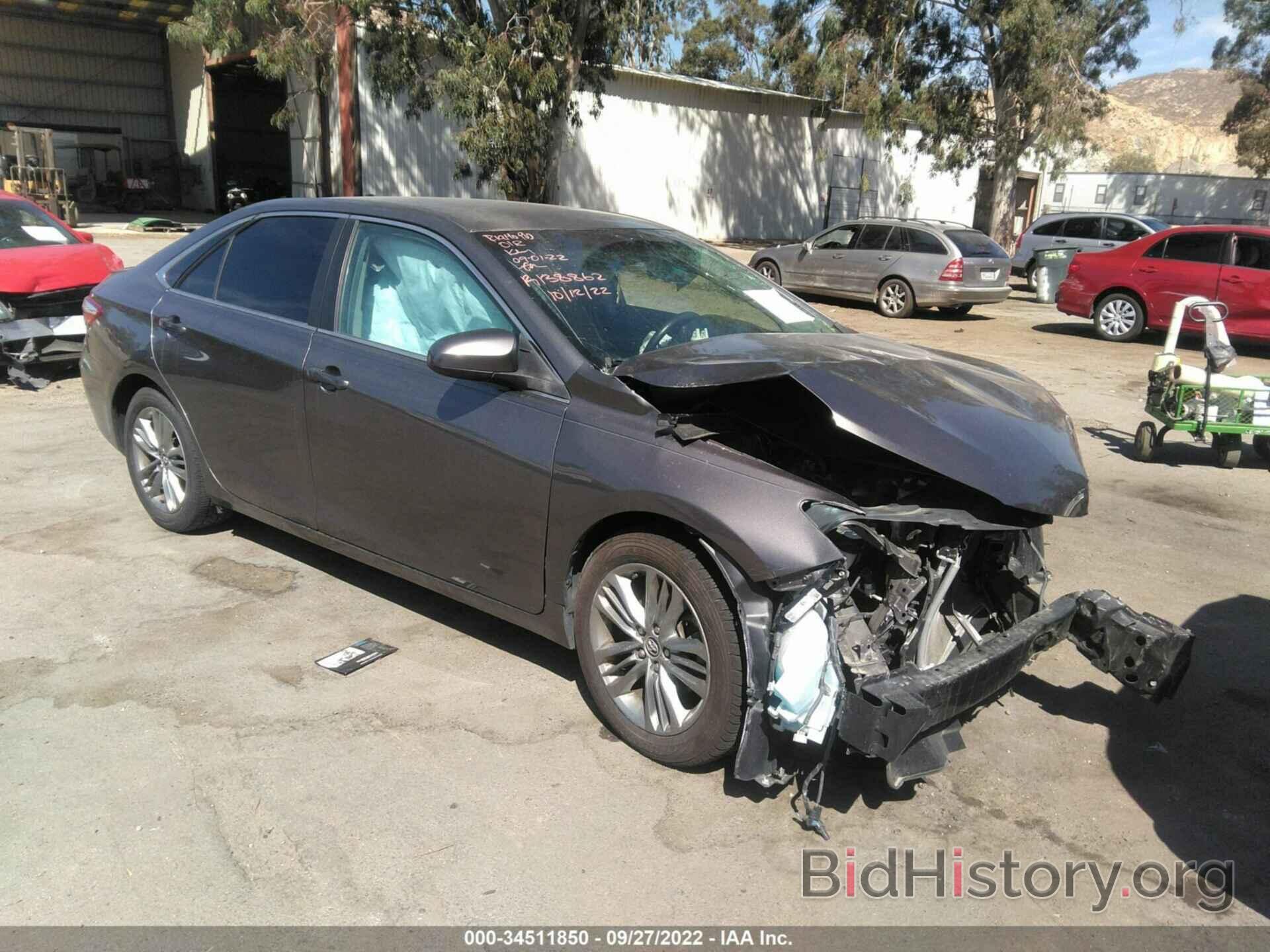 Photo 4T1BF1FKXFU016614 - TOYOTA CAMRY 2015