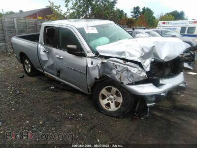 2012 RAM 1500 SLT, silver — VIN 1C6RD7GP0CS294636, IAAI