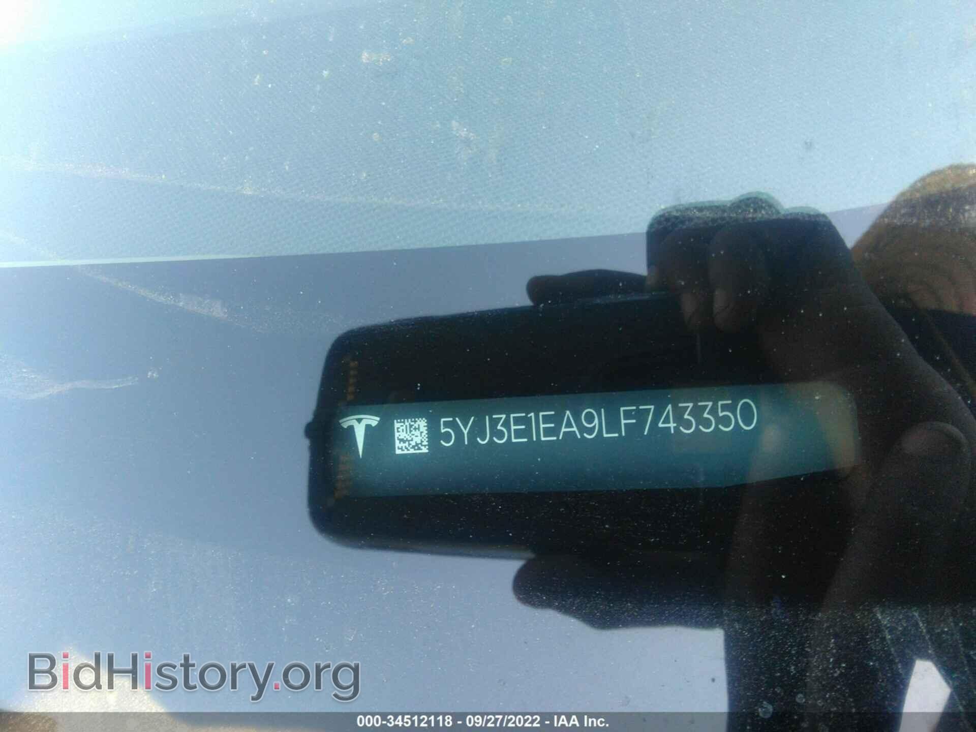 2020 TESLA MODEL 3 - VIN: 5YJ3E1EA9LF743350 - Photo 9