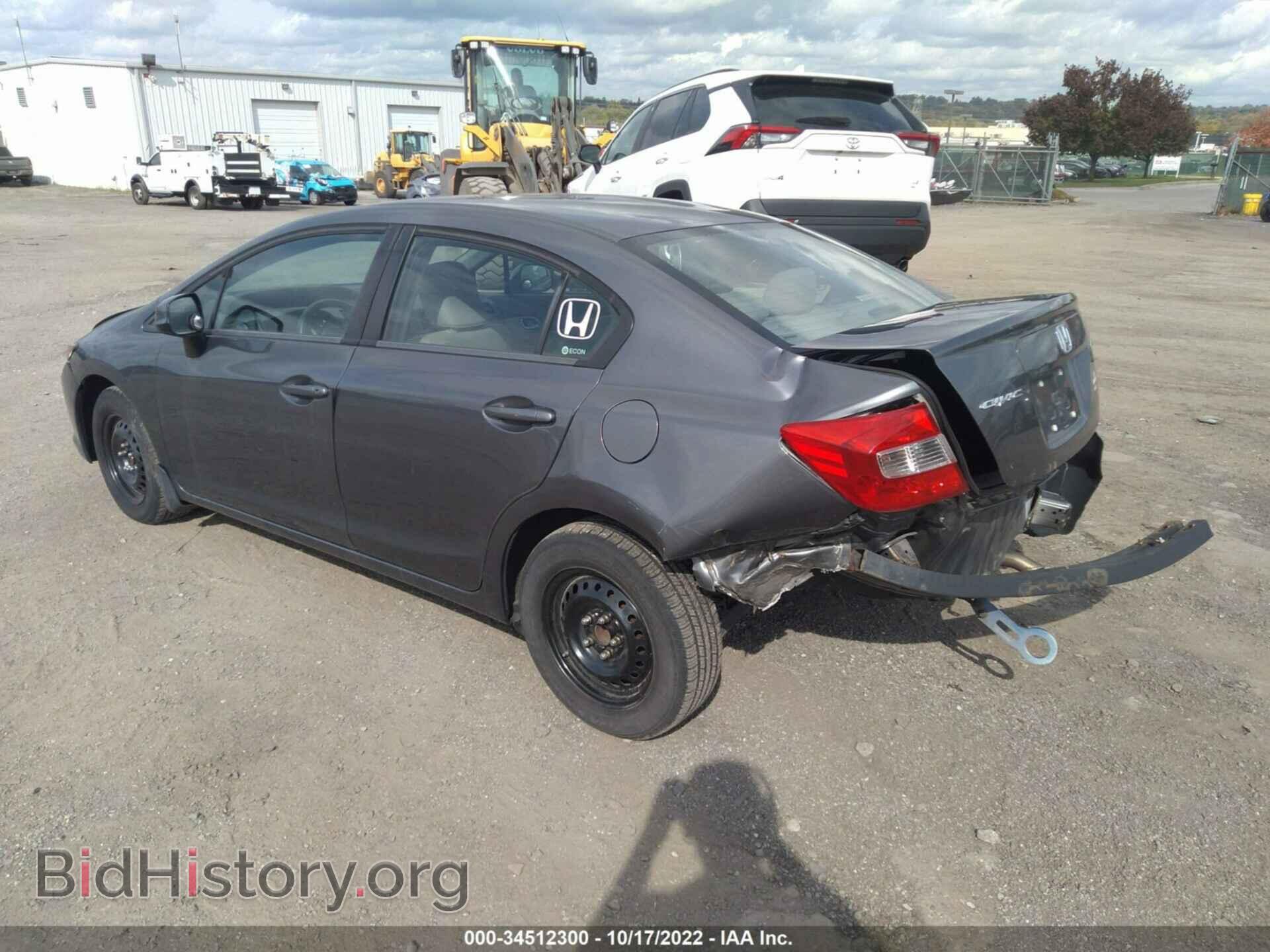 2012 HONDA CIVIC SDN - VIN: 19XFB2F59CE320173 - Фото 3