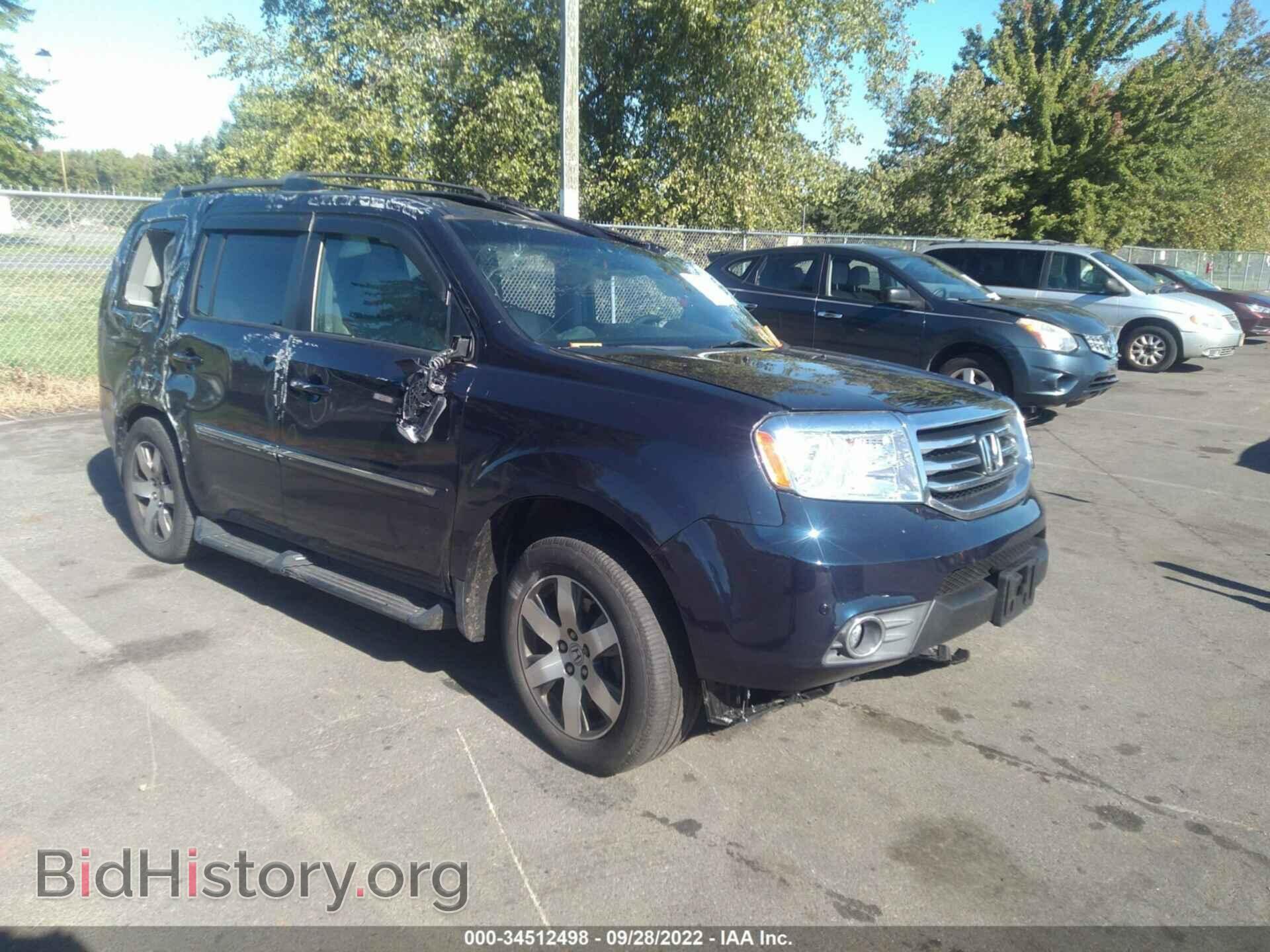 Фотография 5FNYF4H92CB048486 - HONDA PILOT 2012