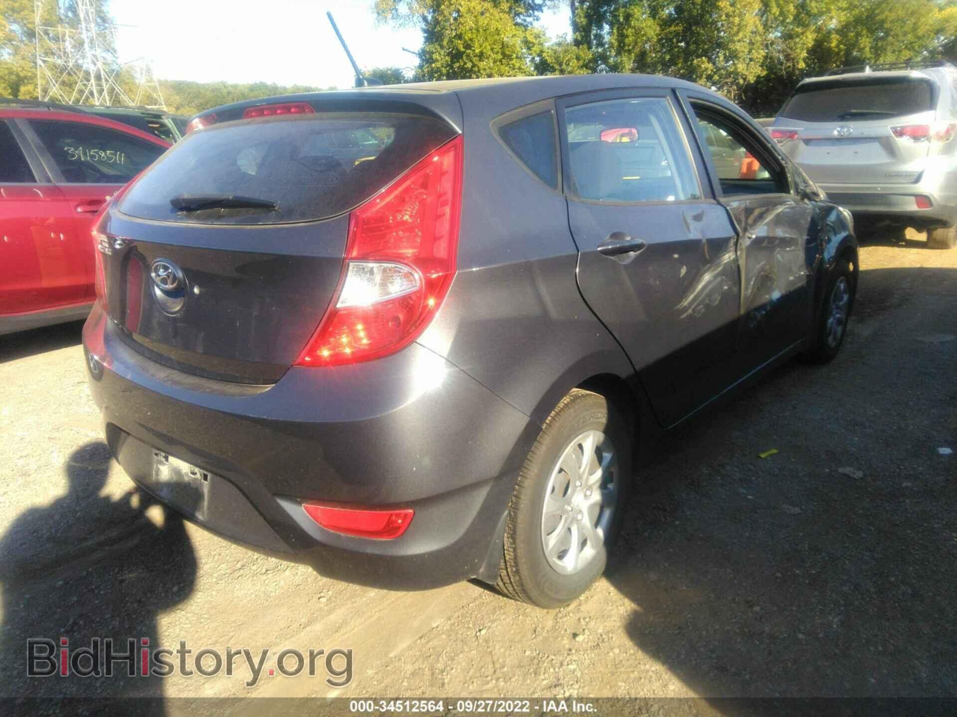 2013 HYUNDAI ACCENT - VIN: KMHCT5AE1DU088286 - Фото 4