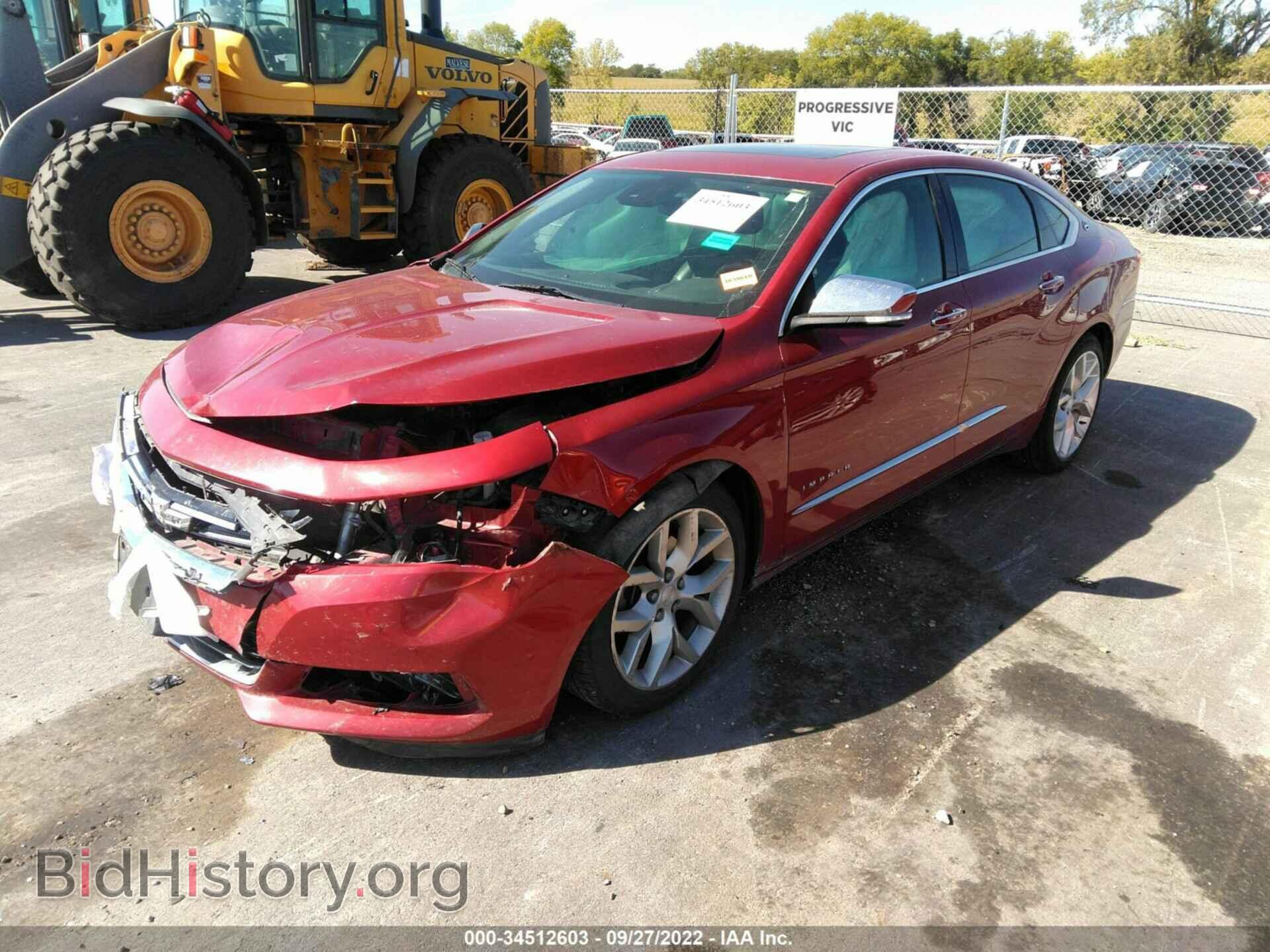 2014 CHEVROLET IMPALA - VIN: 2G1155S37E9105599 - Фото 2