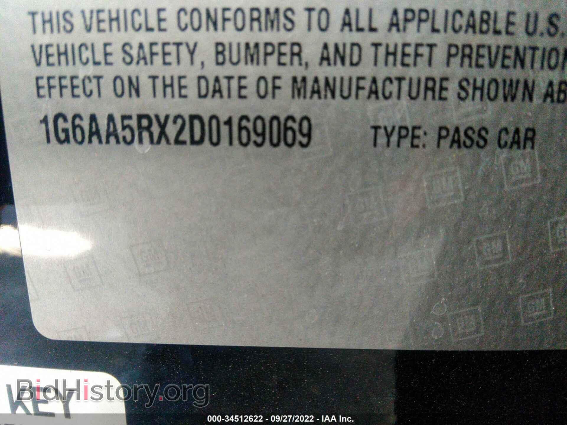 2013 CADILLAC ATS - VIN: 1G6AA5RX2D0169069 - Фото 9