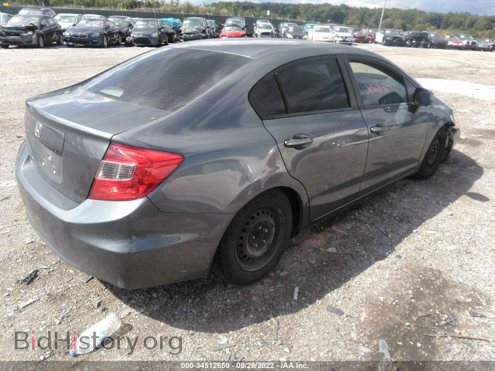 2012 HONDA CIVIC SDN - VIN: 19XFB2F5XCE389177 - Фото 4
