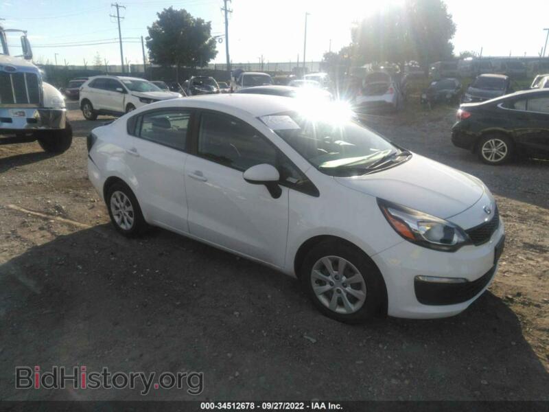 2016 Kia RIO LX (VIN KNADM4A36G6584690) — photo 1 of 11, IAAI, damage: rear